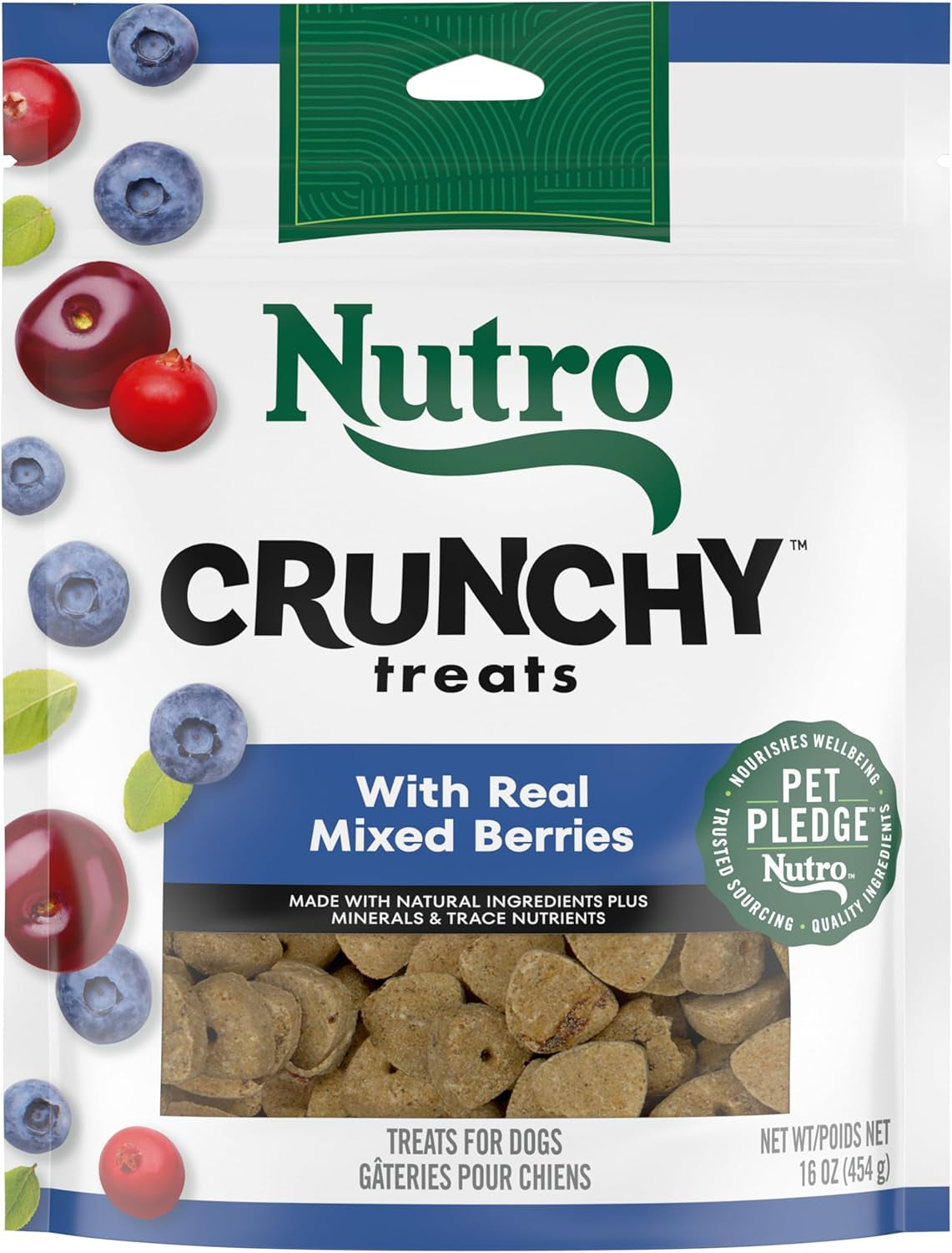 Crunchy Dog Treats with Real Mixed Berries, 16 Oz. Bag