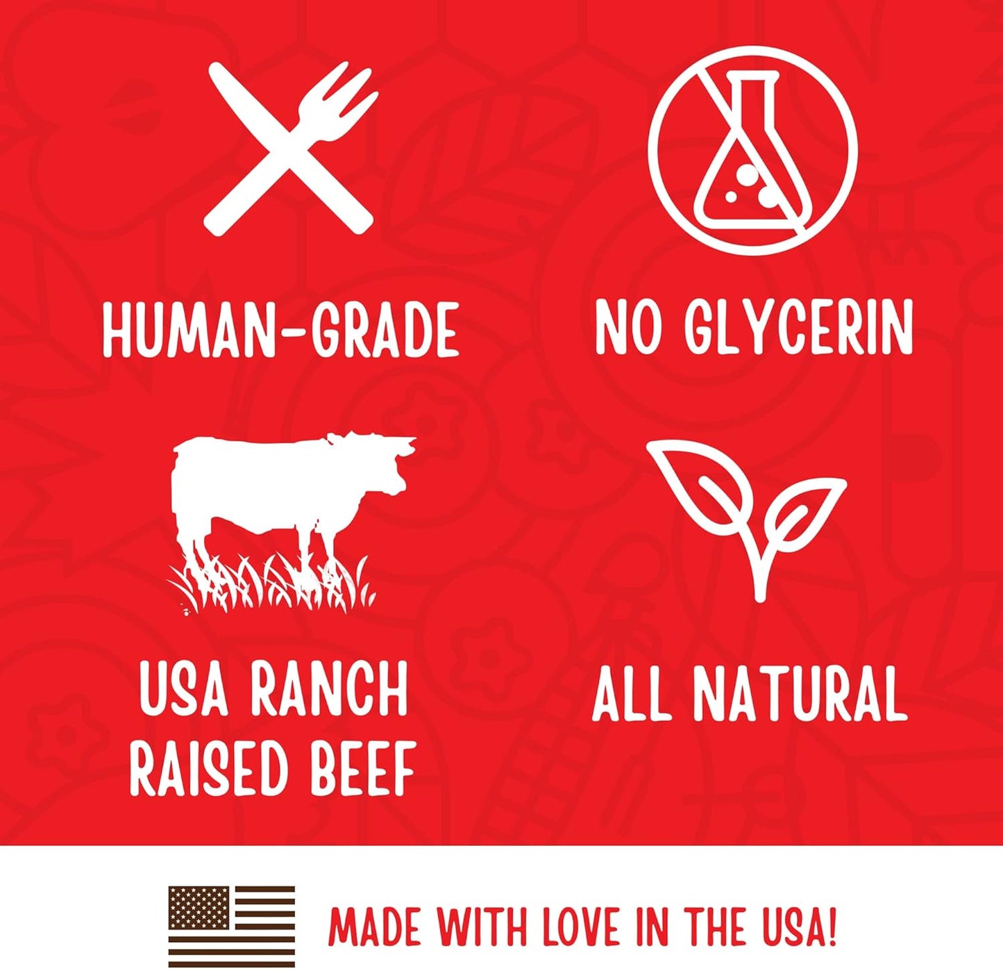 All Natural Human Grade Dog Treats, Essential Beef Savory Bites, 14 Ounce