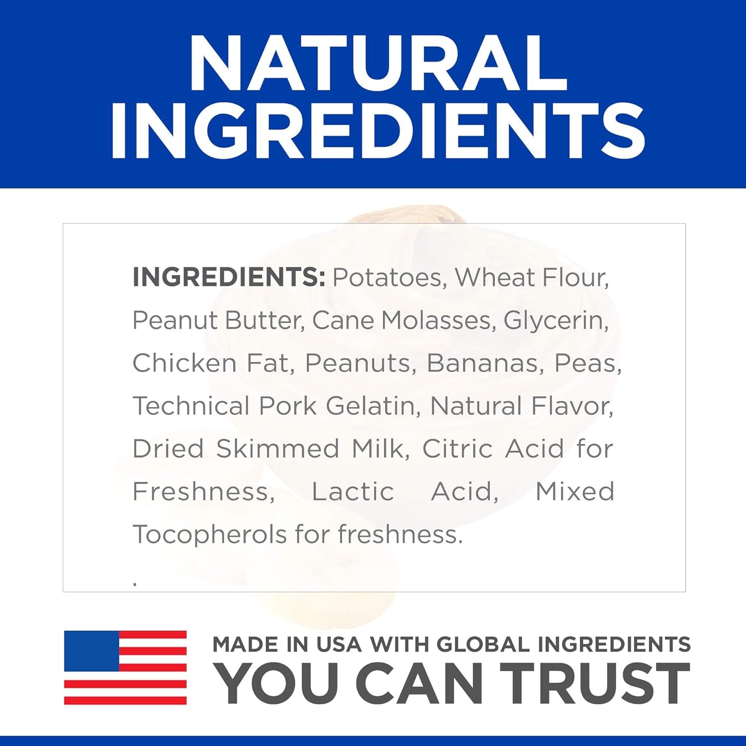 Natural Soft Savories, All Life Stages, Great Taste, Dog Treats, Peanut Butter & Banana, 8 Oz Bag