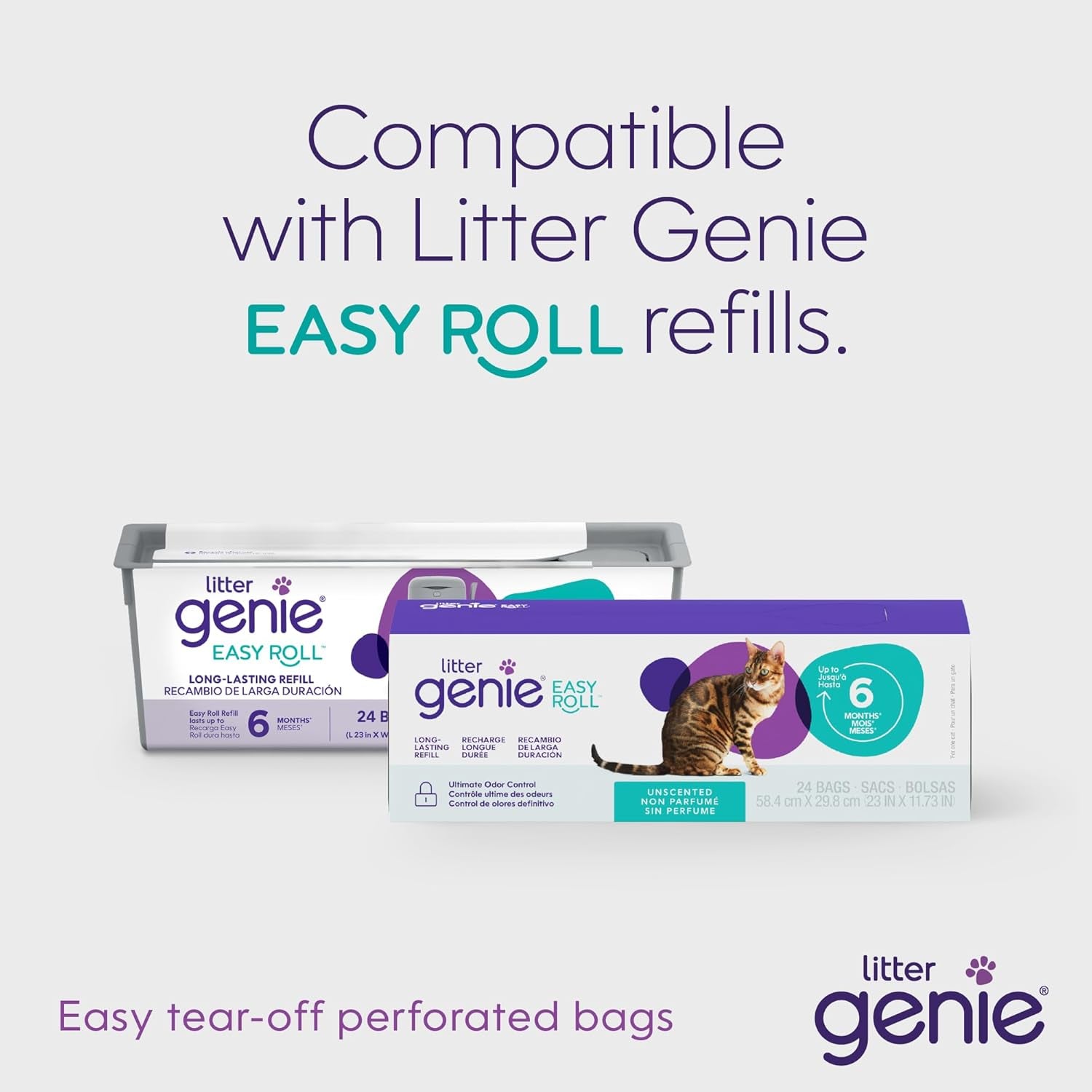 Platinum Pail Made of Durable Stainless Steel Includes 1 Easy Roll Refill
