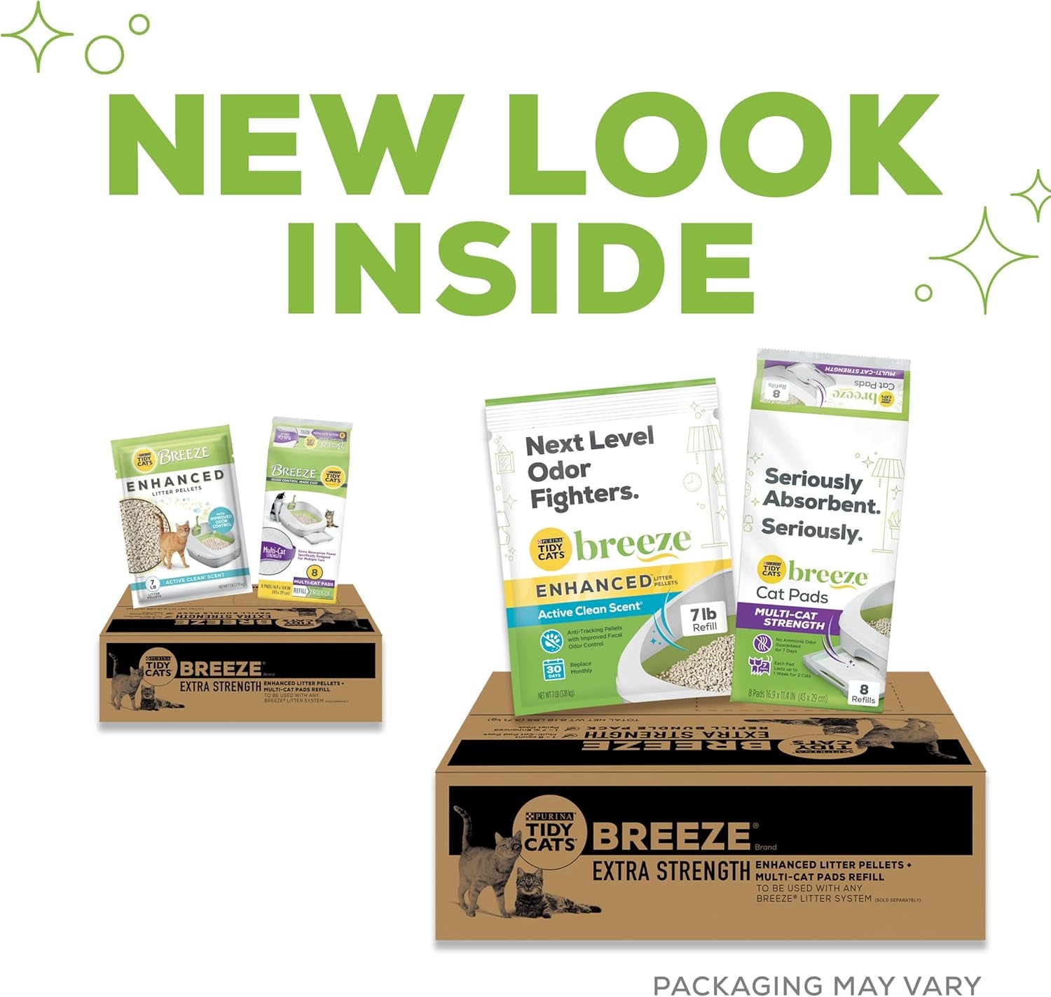 Purina  Breeze Cat Litter Extra Strength Refill Bundle