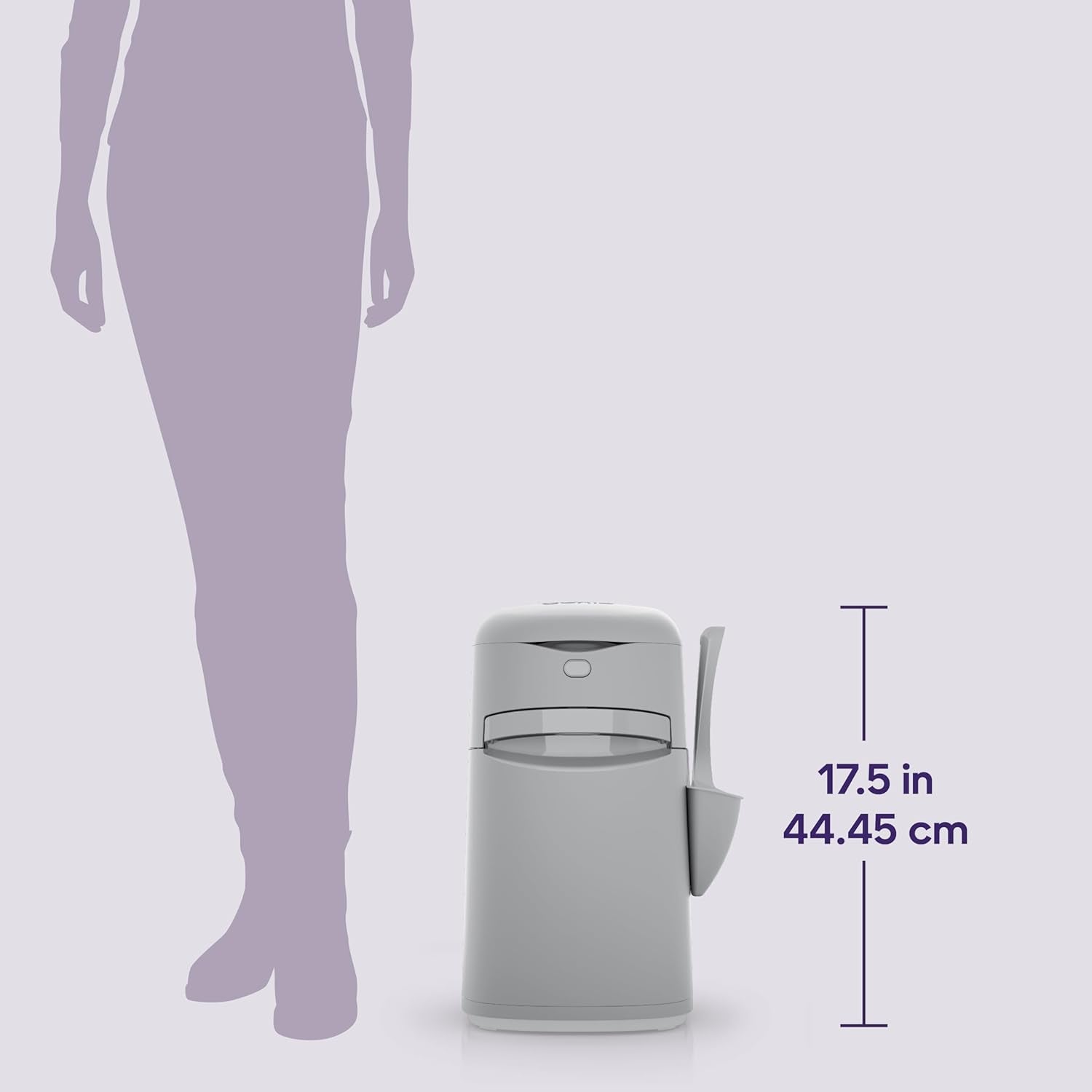 Easy Roll Pail | Cat Litter Box Waste Disposal System for Odor Control | Includes 1 Roll of 24 Easy Tear-Off Bags