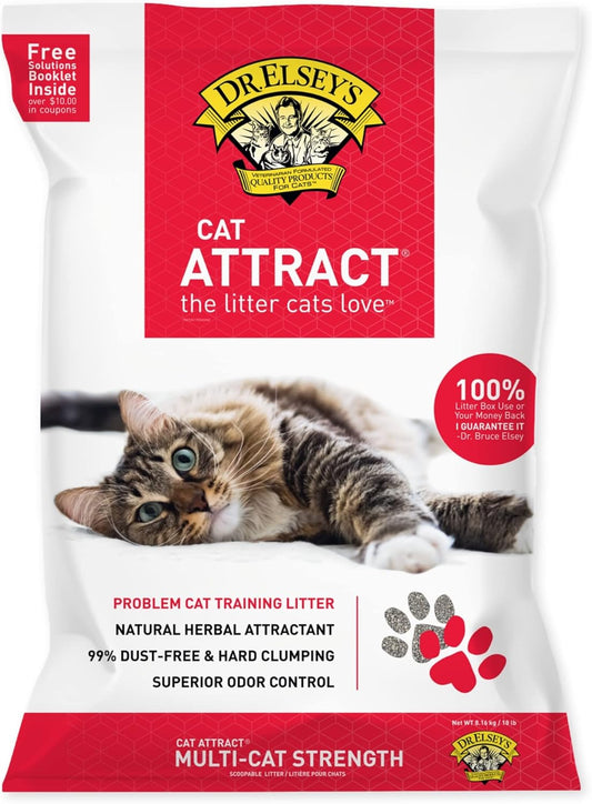 ® Cat Attract® Clumping Clay Cat Litter 18-Lb. Bag