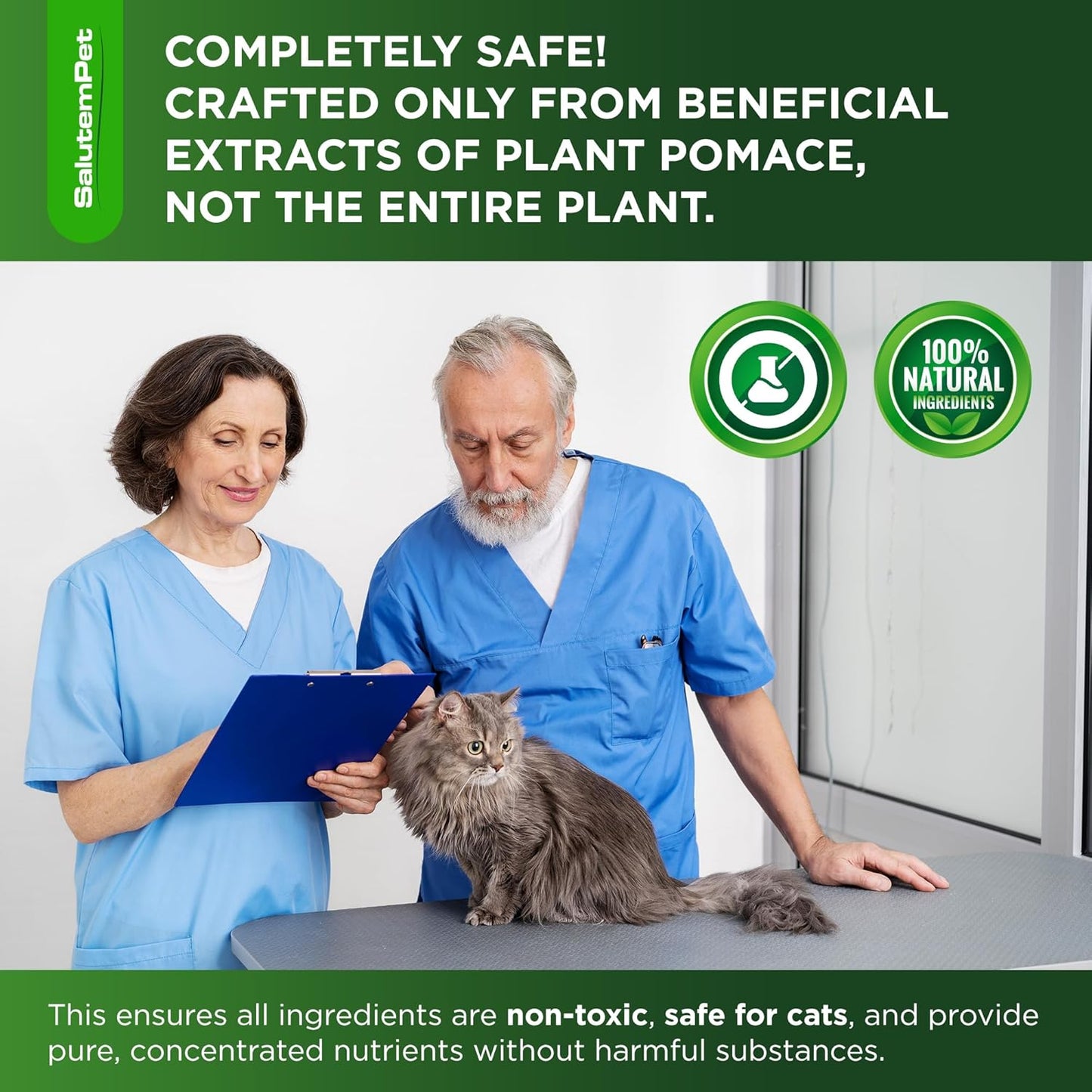 Cat Antibiotic for Infections, Utis, Respiratory Moments, Cold, & Allergies | Antibiotics for Cats of All Ages & Breeds | Liquid Form | Natural Supplement with Chicken Flavor | 2 Oz