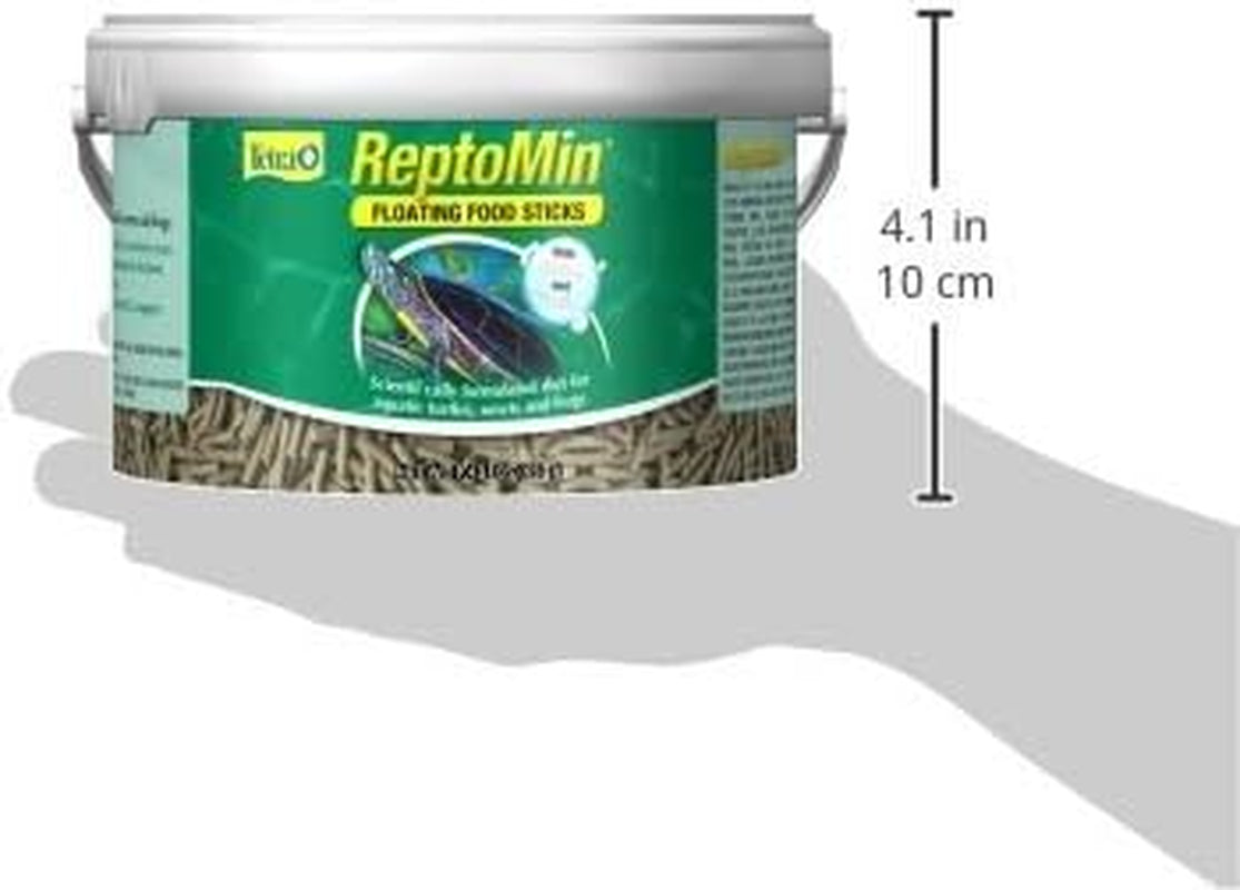 Reptomin Floating Food Sticks, for Aquatic Turtles, Newts and Frogs, 1.43 Pounds