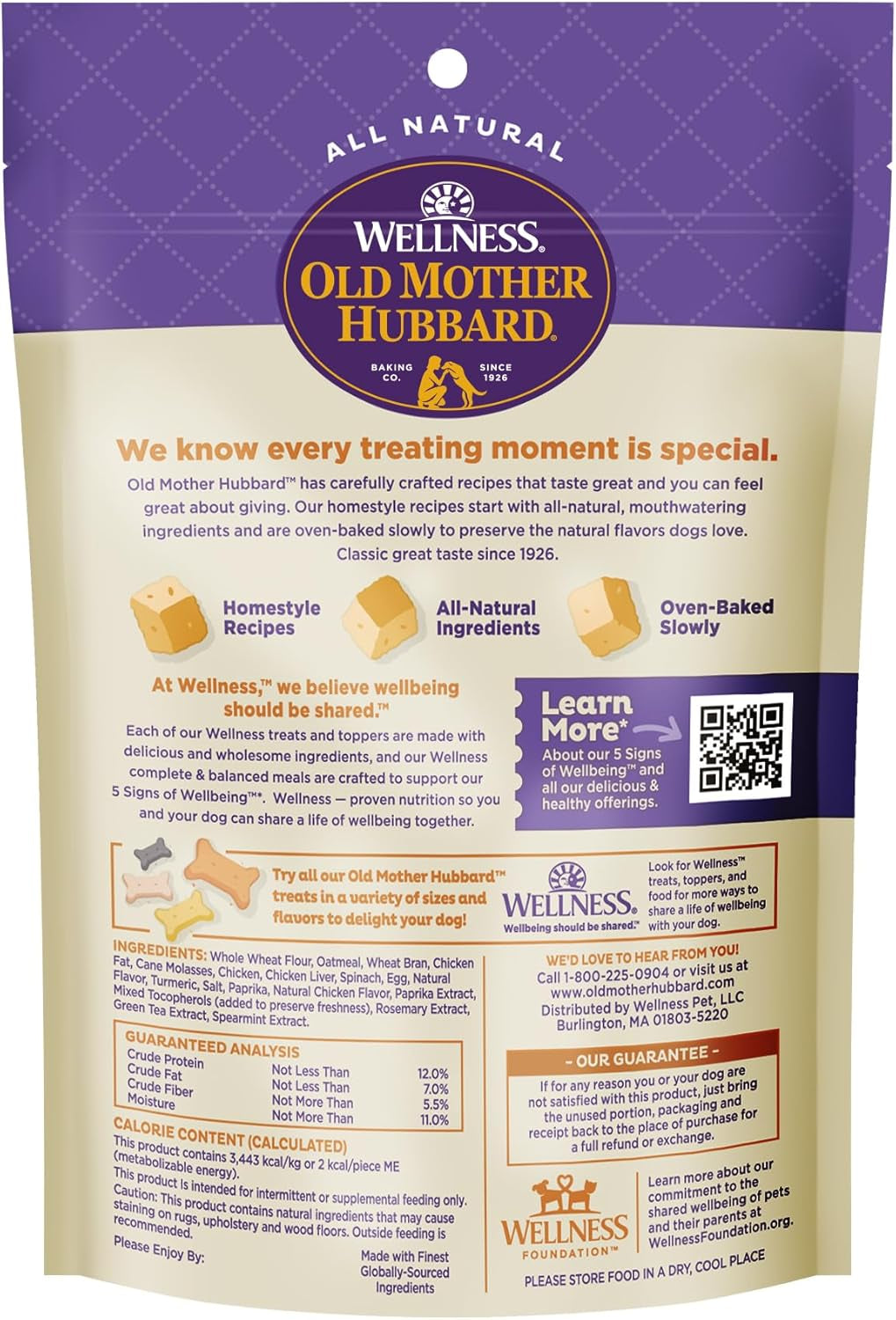 Wellness Training Bitz Assorted Mix Dog Biscuits, Natural, Training Treats, Three Flavors, Small Size, (8 Ounce Bag)