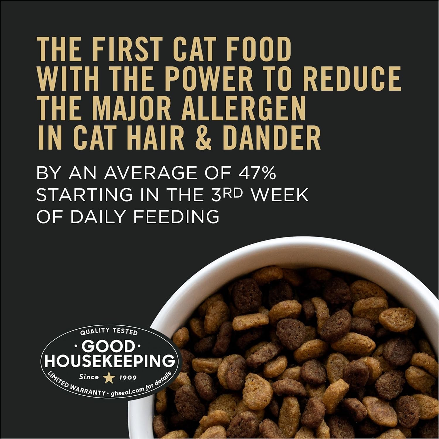 Allergen Reducing, High Protein Cat Food, LIVECLEAR Chicken and Rice Formula - 16 Lb. Bag