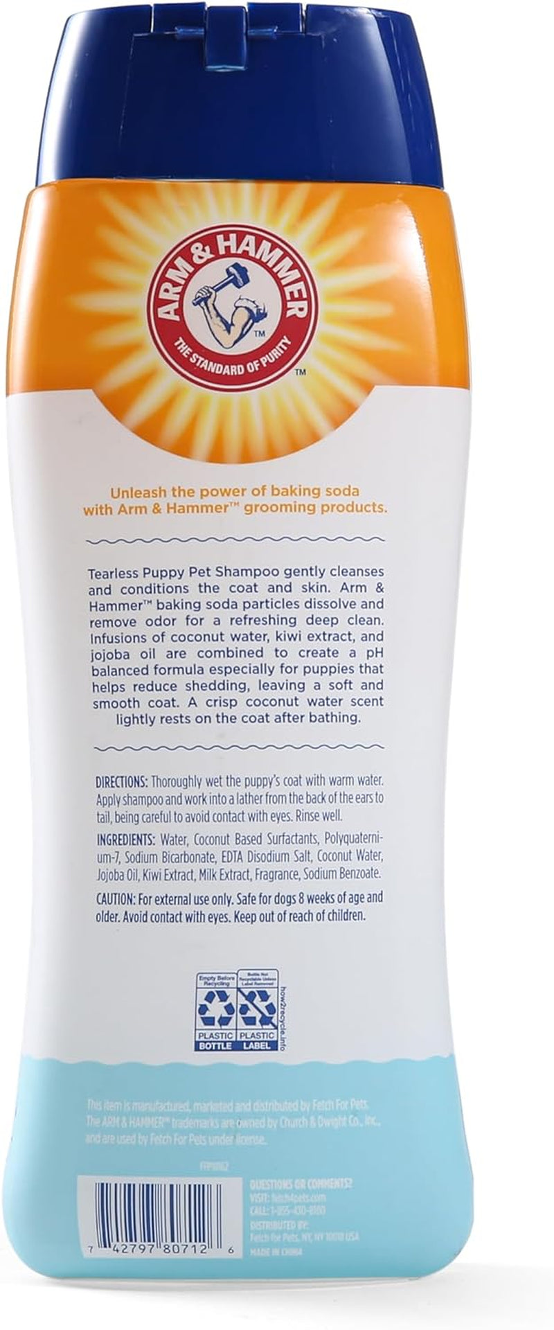for Pets Tearless Puppy Shampoo | Gentle & Effective Tearless Shampoo for Puppies & All Dogs | Coconut Water Scent Your Dog Will Love, 20 Ounces - 1 Pack Puppy or Dog Shampoo