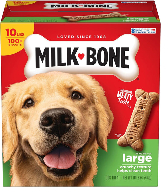 Original Dog Treats Biscuits for Large Dogs, 10 Pounds (Packaging May Vary)