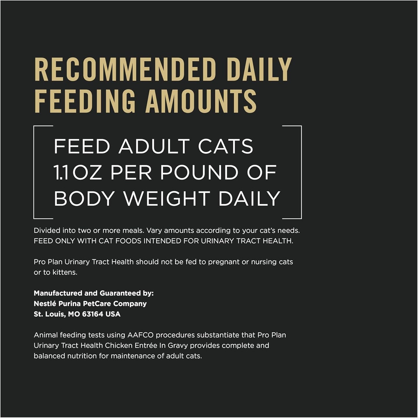 Urinary Tract Health Chicken Entree in Gravy Cat Food - (Pack of 24) 5.5 Oz. Cans