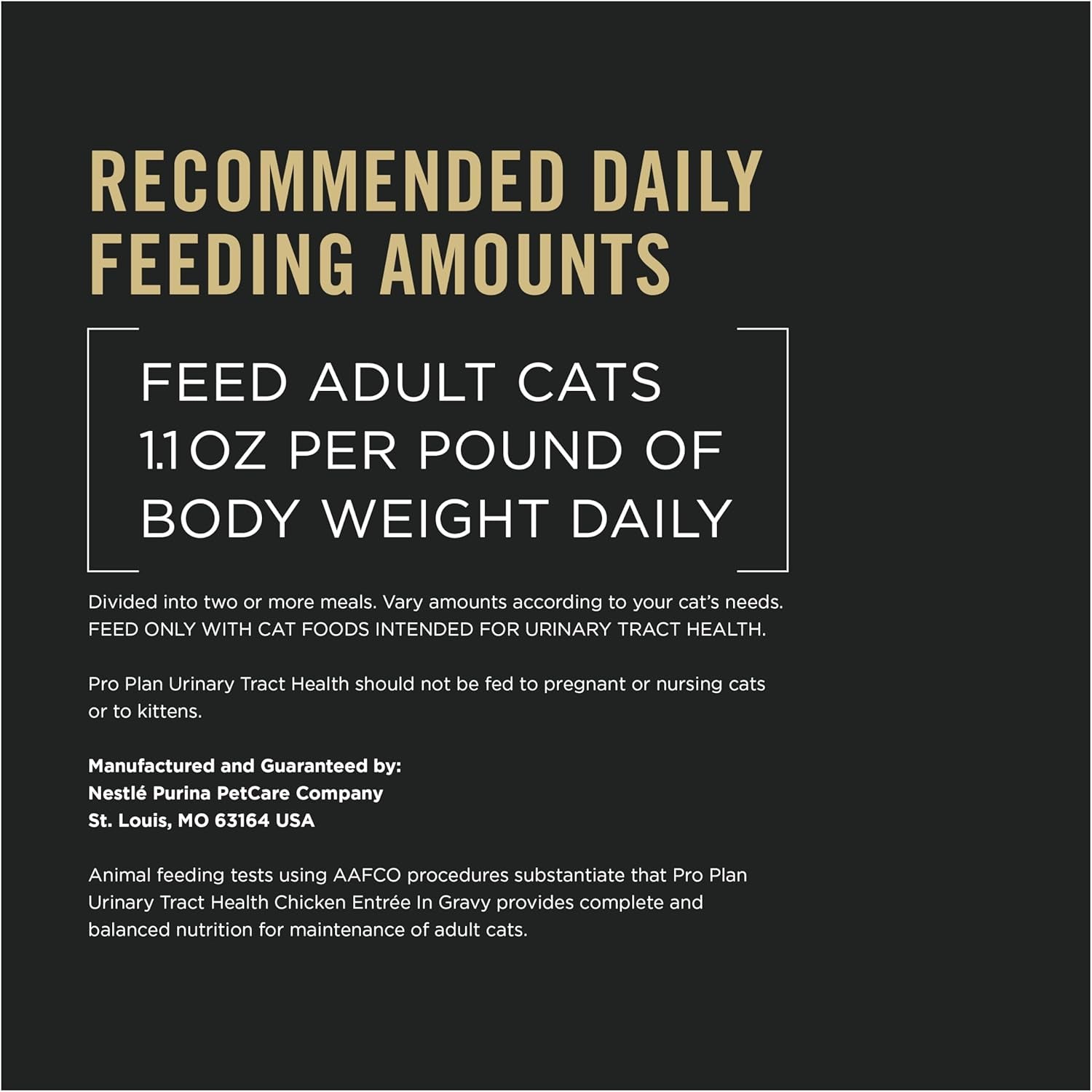 Urinary Tract Health Chicken Entree in Gravy Cat Food - (Pack of 24) 5.5 Oz. Cans