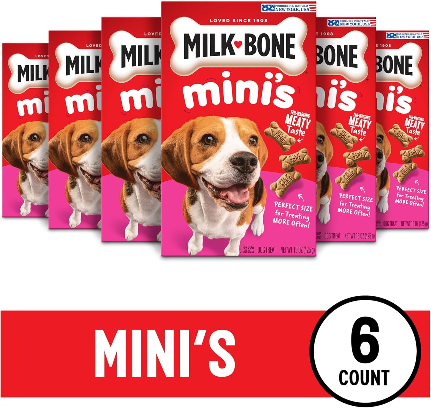 Mini'S Original Dog Biscuits - 15-Ounce (6 Count)