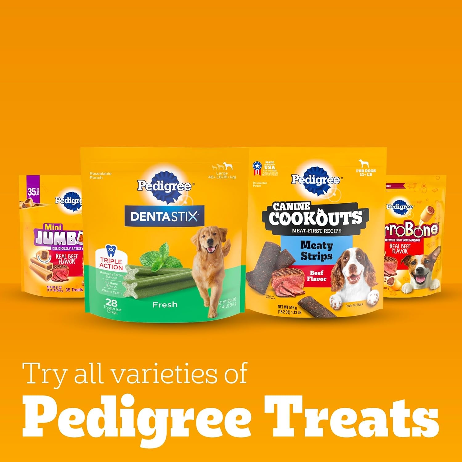 Dentastix Large Breed Dog Treats, Original Flavor, 2.08 Lb. Bag (40 Treats)