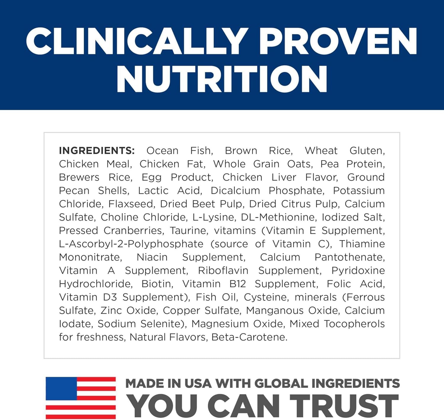 Kitten, Kitten Premium Nutrition, Dry Cat Food, Ocean Fish & Brown Rice, 3.5 Lb Bag