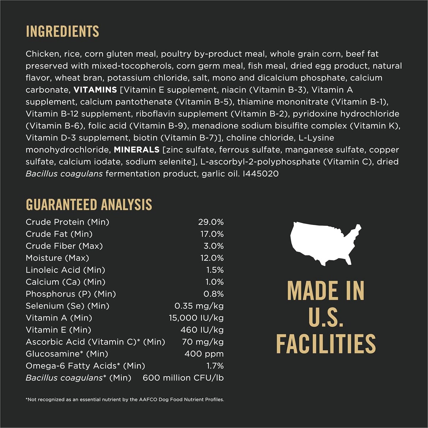 Small Breed Dry Dog Food Chicken and Rice Formula with Guaranteed Live Probiotics - 18 Lb. Bag