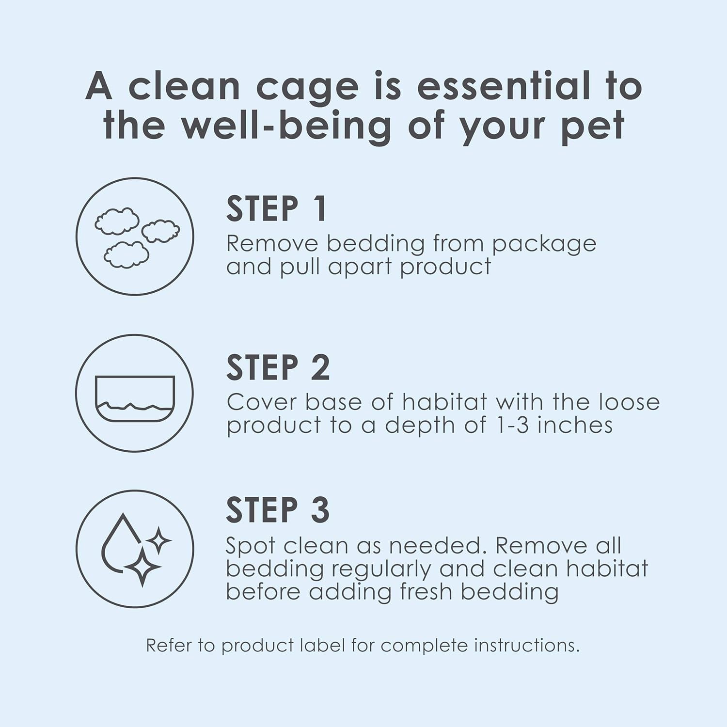 Clean & Cozy White Paper Bedding, Made for Small Animals, 49.2 Liters