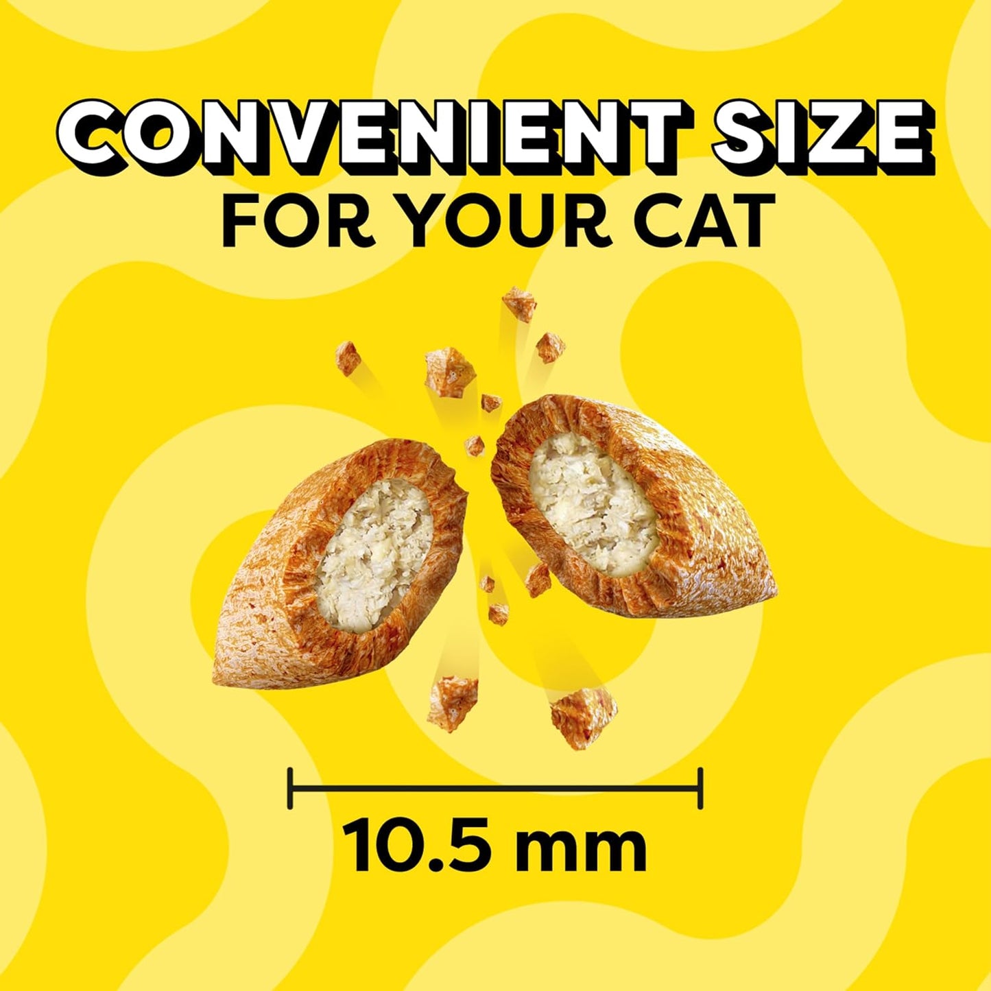 Mixups Catnip Fever Flavor Crunchy and Soft Cat Treats, 30 Oz. Tub