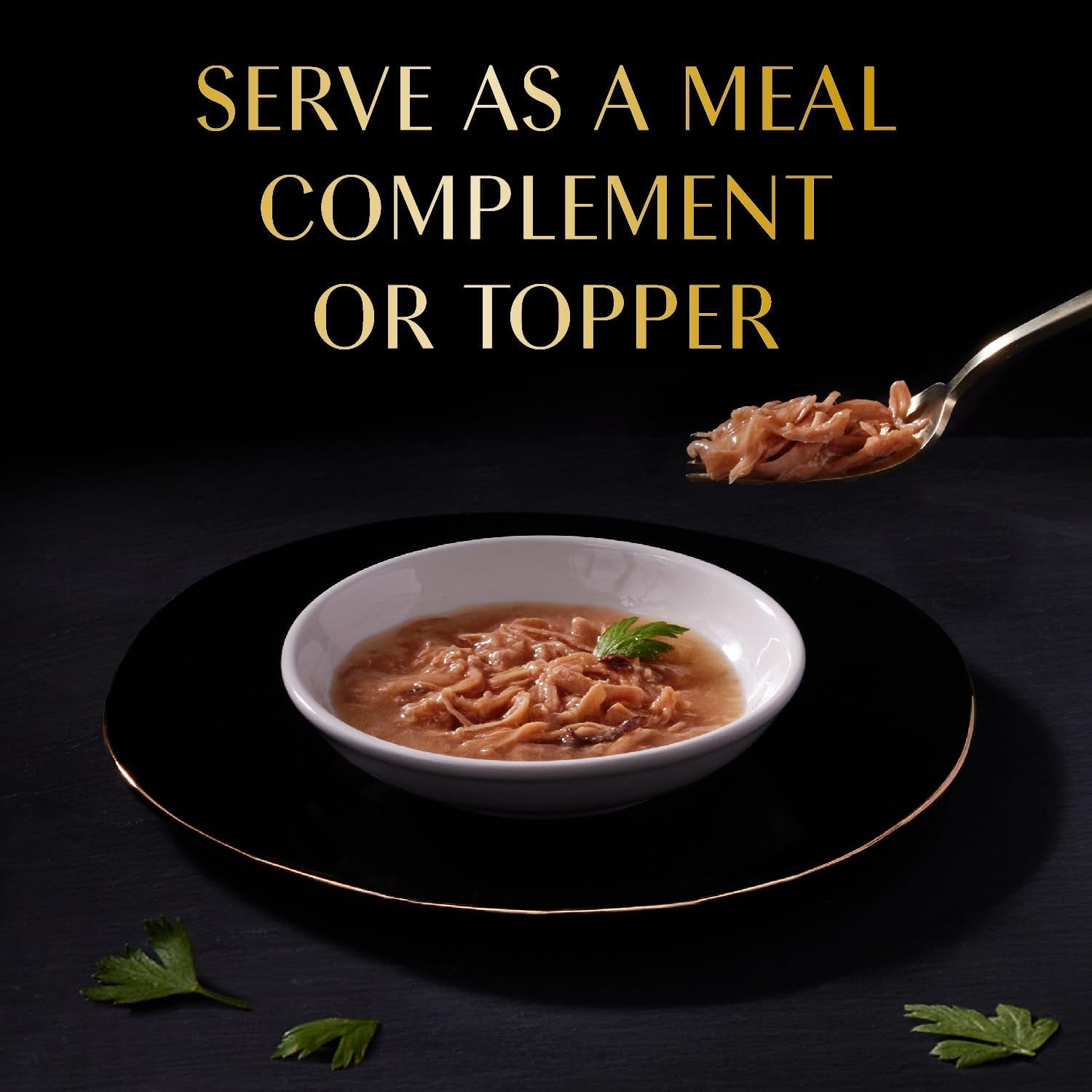 Selections Filets in Broth Adult Wet Cat Meal Complement Chicken & Tuna Recipe, 1.3 Oz. Cups, 12 Count