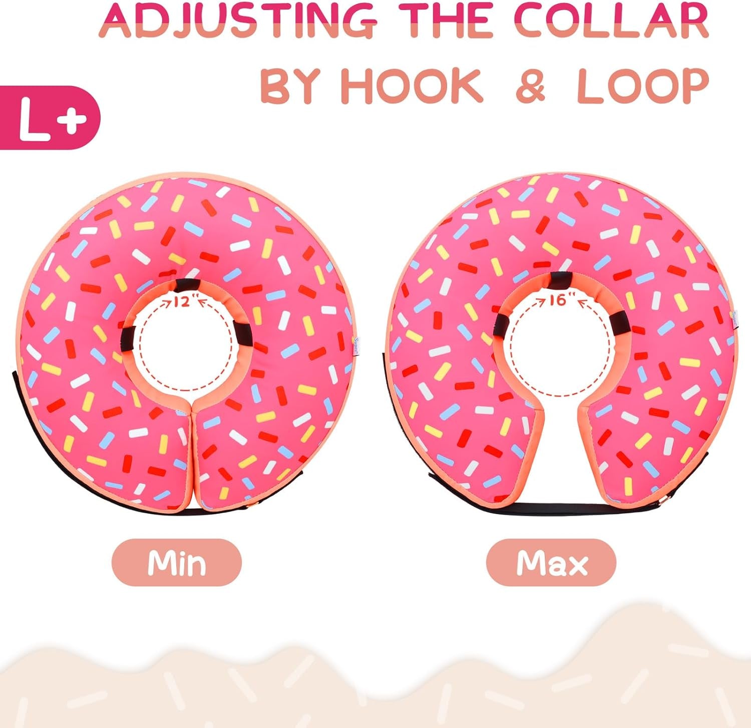 Inflatable Dog Cone Collar Alternative after Surgery, Pet Neck Donut Collar Recovery E Collar for Neuter, Soft Dog Cone for Small Medium Large Dogs