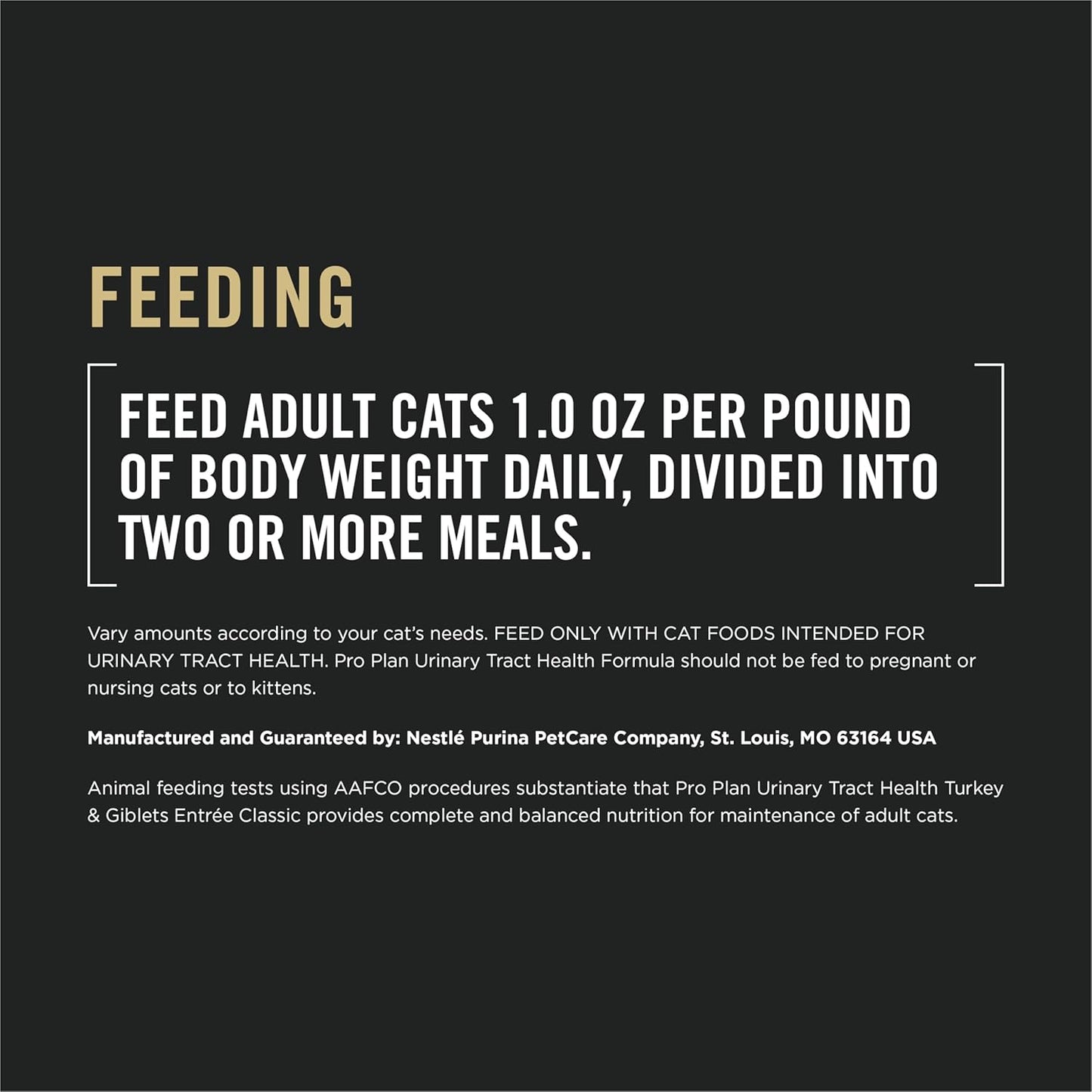 Urinary Tract Health Turkey and Giblets Entree Classic Wet Cat Food Pate - (Pack of 24) 5.5 Oz. Cans