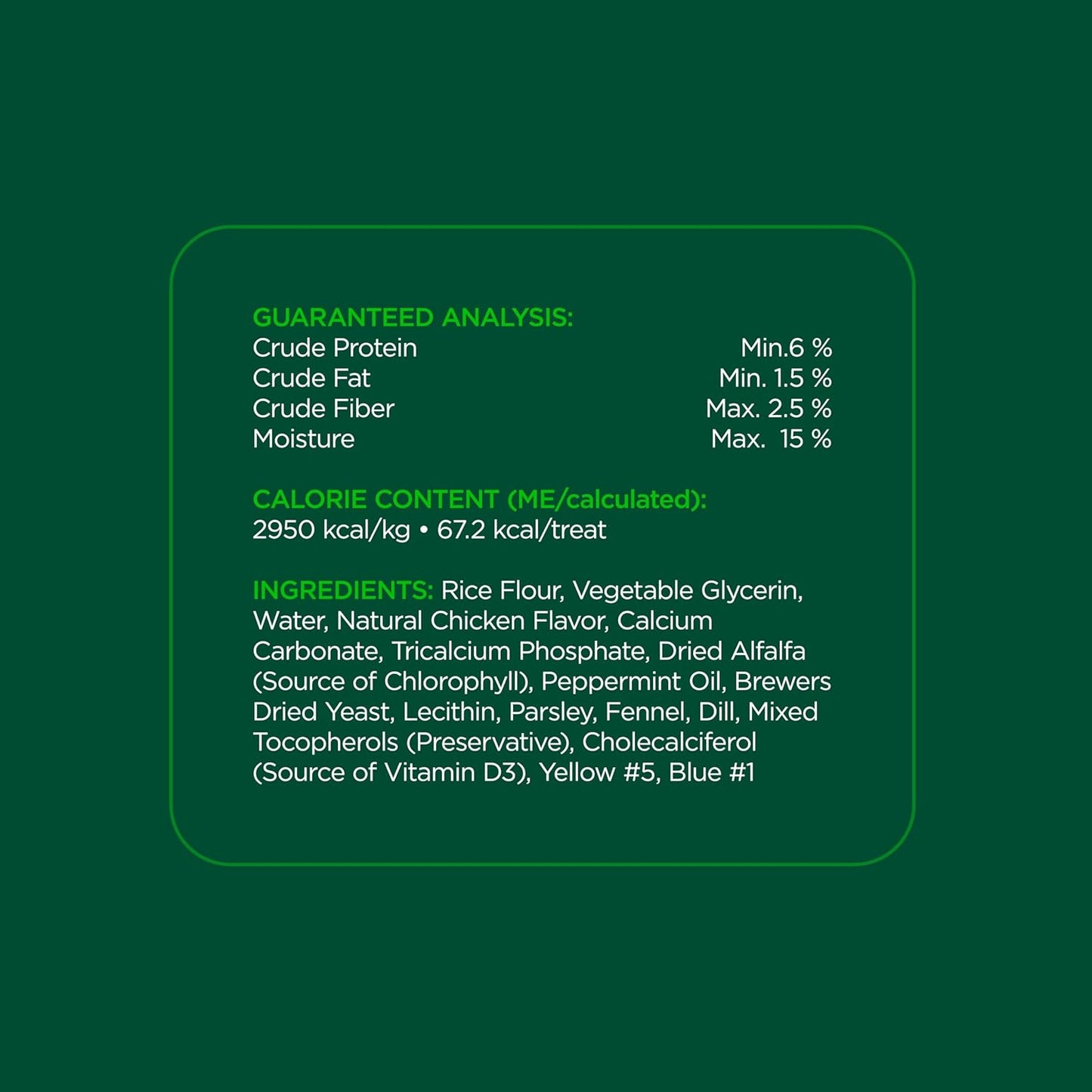 Dental Chews for Dogs, 60 Count, Vet-Recommended Mint-Flavored Treats for Medium Dogs 25-50 Lbs, Bones Clean Teeth, Fight Bad Breath, and Removes Plaque and Tartar