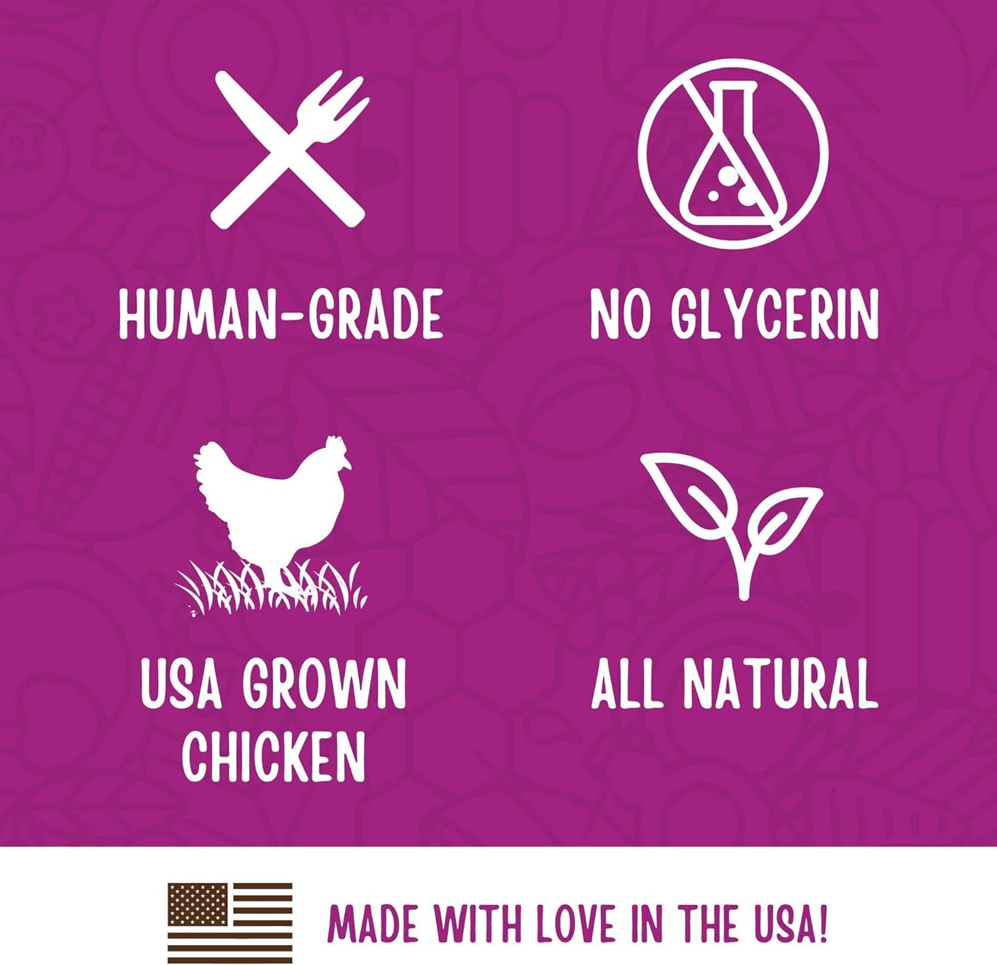 Chicken Nuggets Healthy All Natural Dog Treats Human Grade Made in USA 12 Oz