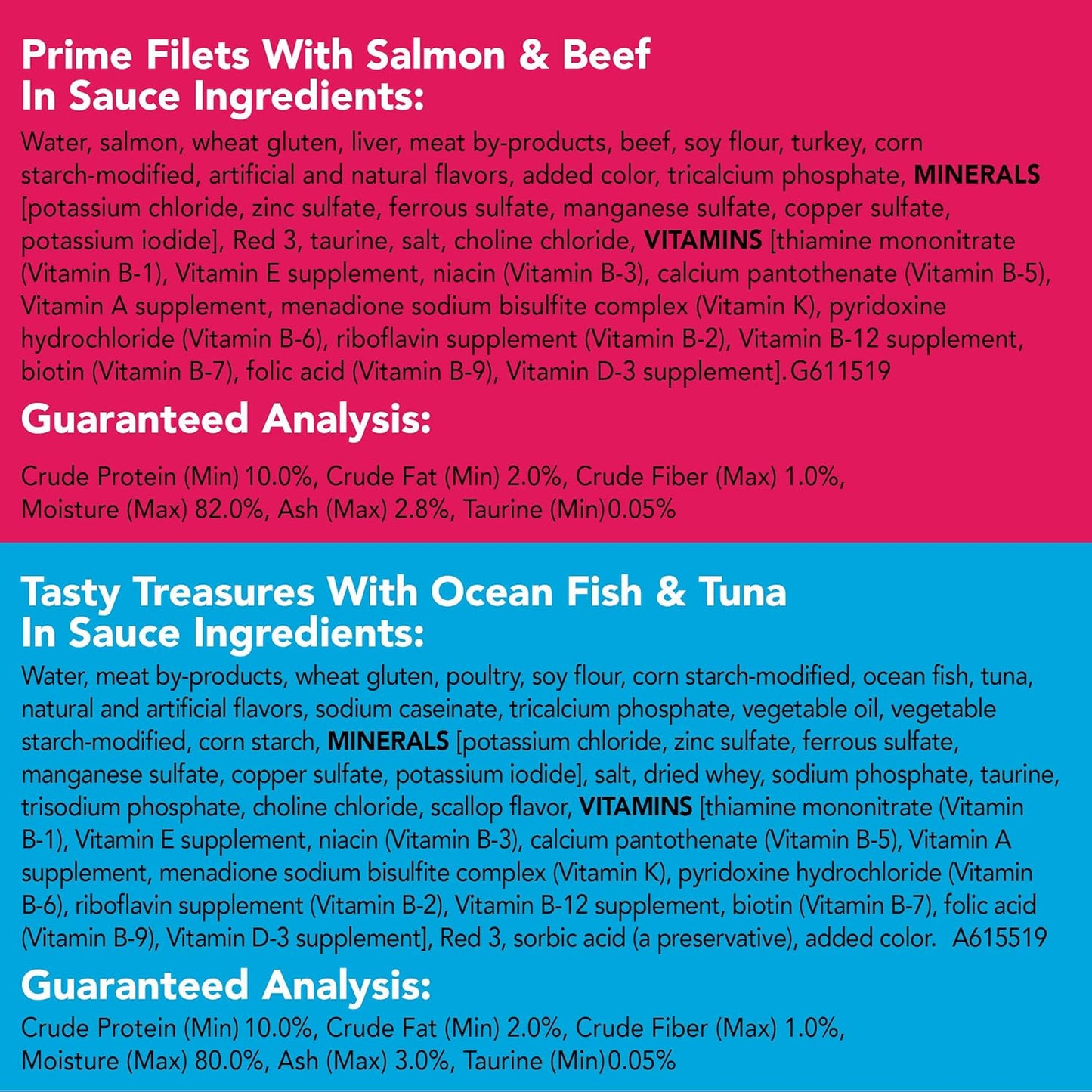 Purina  Wet Cat Food Variety Pack Fish-A-Licious Extra Gravy, Prime Filets and Tasty Treasures - (Pack of 32) 5.5 Oz. Cans