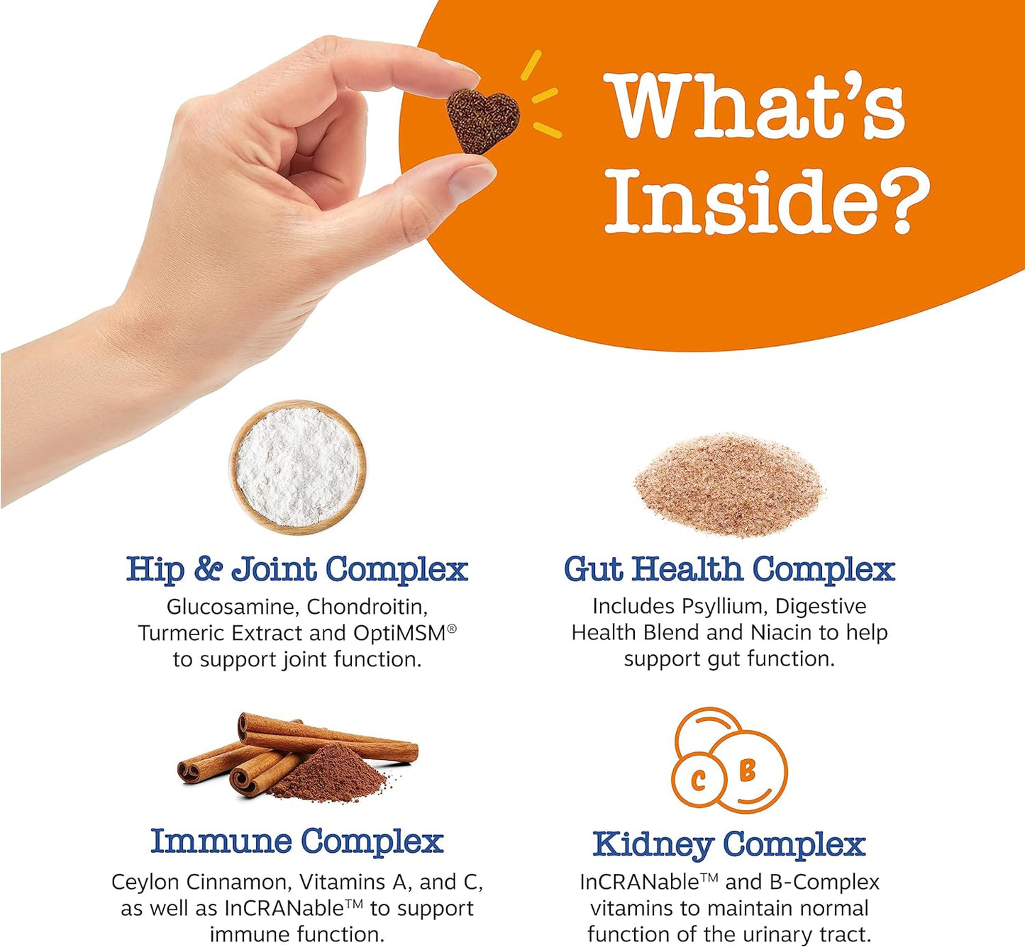 Senior Dog Multivitamin Treats - Glucosamine for Dogs + Digestive Enzymes & Probiotics - Grain Free Dog Vitamins and Supplements for Skin & Coat + Immune Health Chicken - Advanced - 90Ct