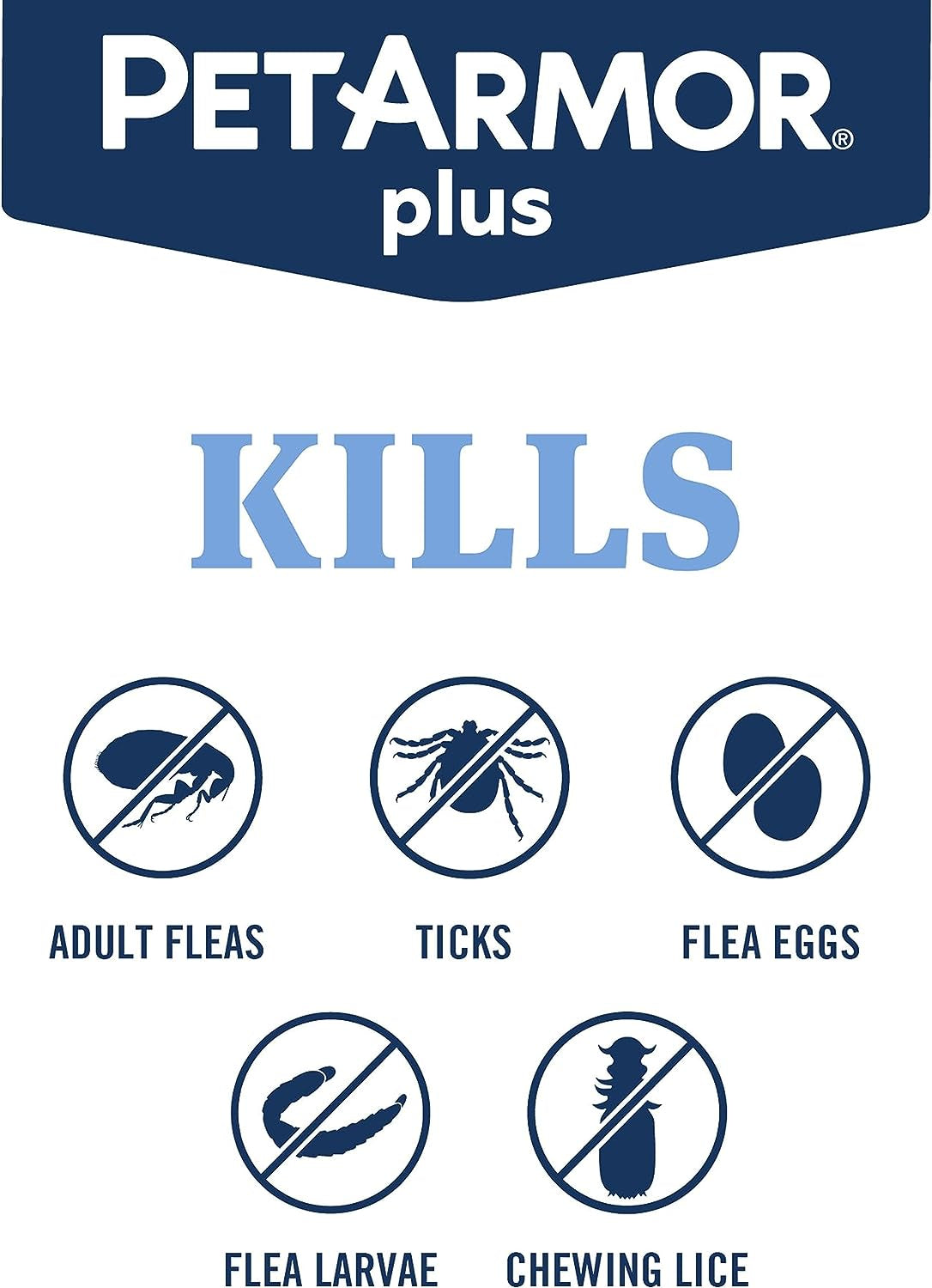 plus Flea and Tick Prevention for Cats, Cat Flea and Tick Treatment, 6 Doses, Waterproof Topical, Fast Acting, Cats over 1.5 Lbs