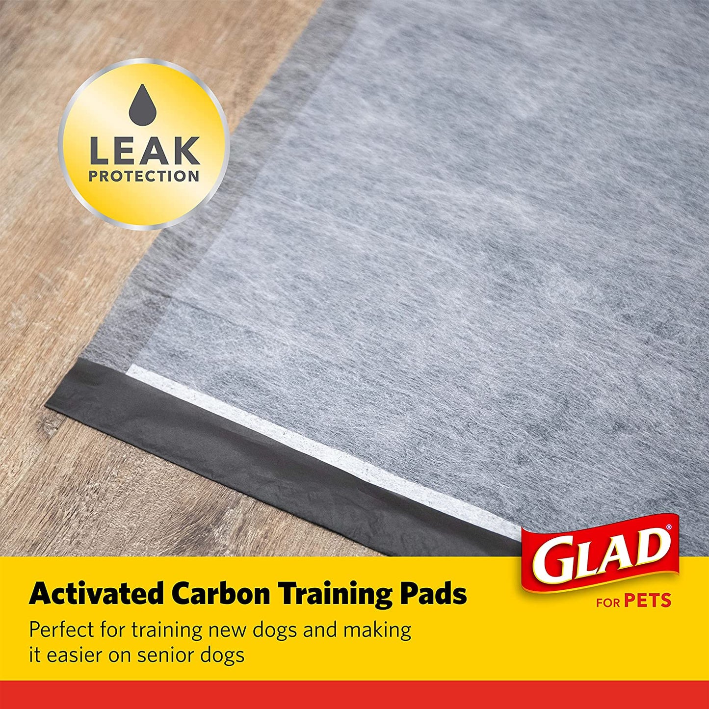for Pets Black Charcoal Puppy Pads, 23"X23" Disposable Pee Pad That Absorbs & Neutralizes Urine Instantly, Activated Carbon Training Pads for Dogs - 100 Count