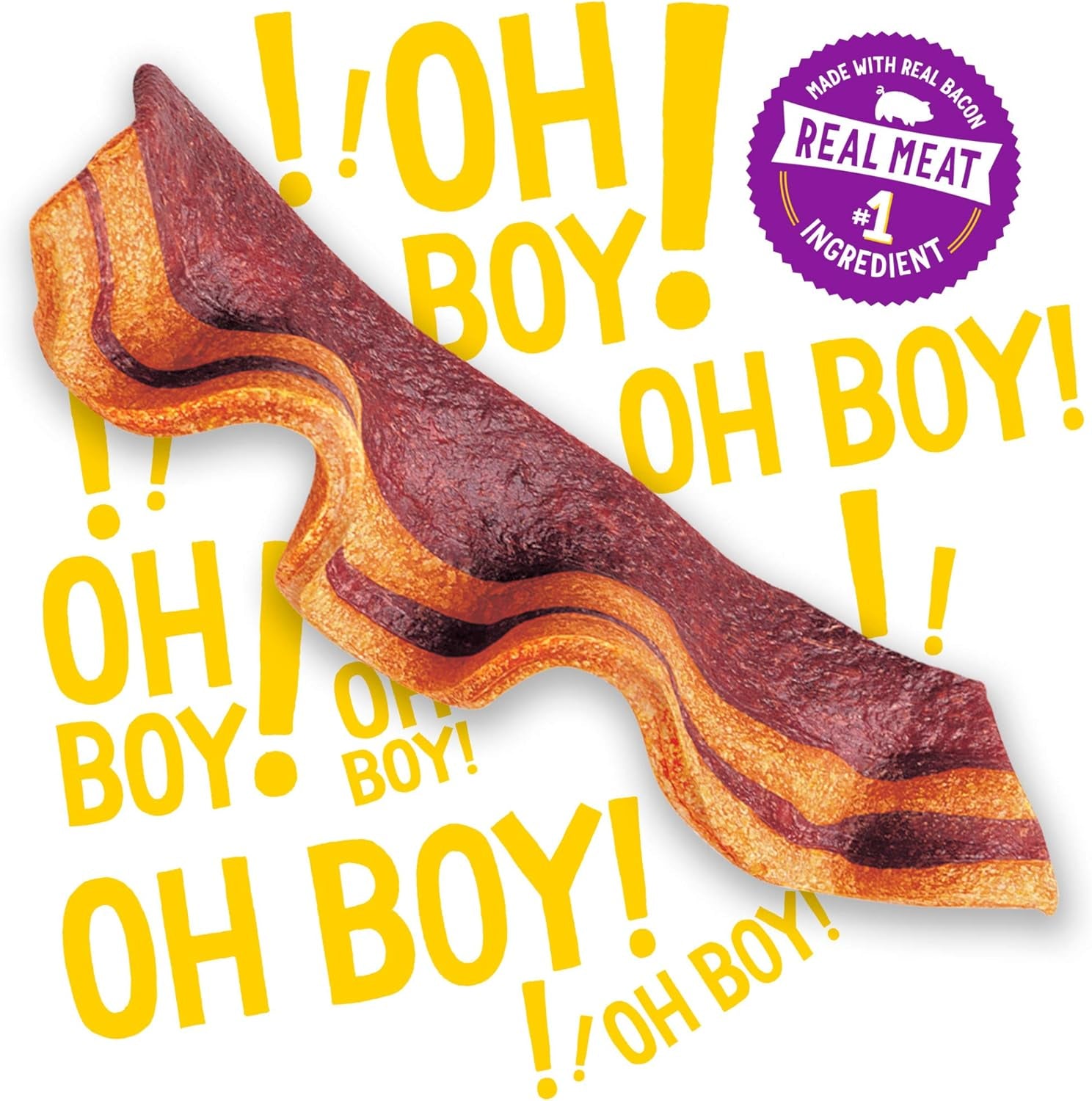 Strips with Real Meat Dog Training Treats with Bacon and Cheese Flavors - (Pack of 2) 26 Oz. Pouches