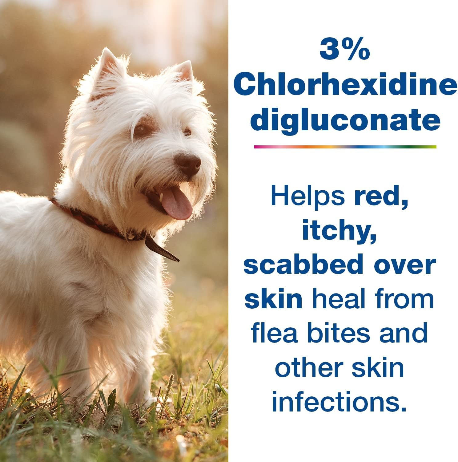 S3 Pyo Pads, Contains 3% Chlorhexidine & 0.5% Ophytrium, Antiseptic & Hydrating, for Bacterial or Yeast Skin Infections, for Dogs and Cats, 30 Pads