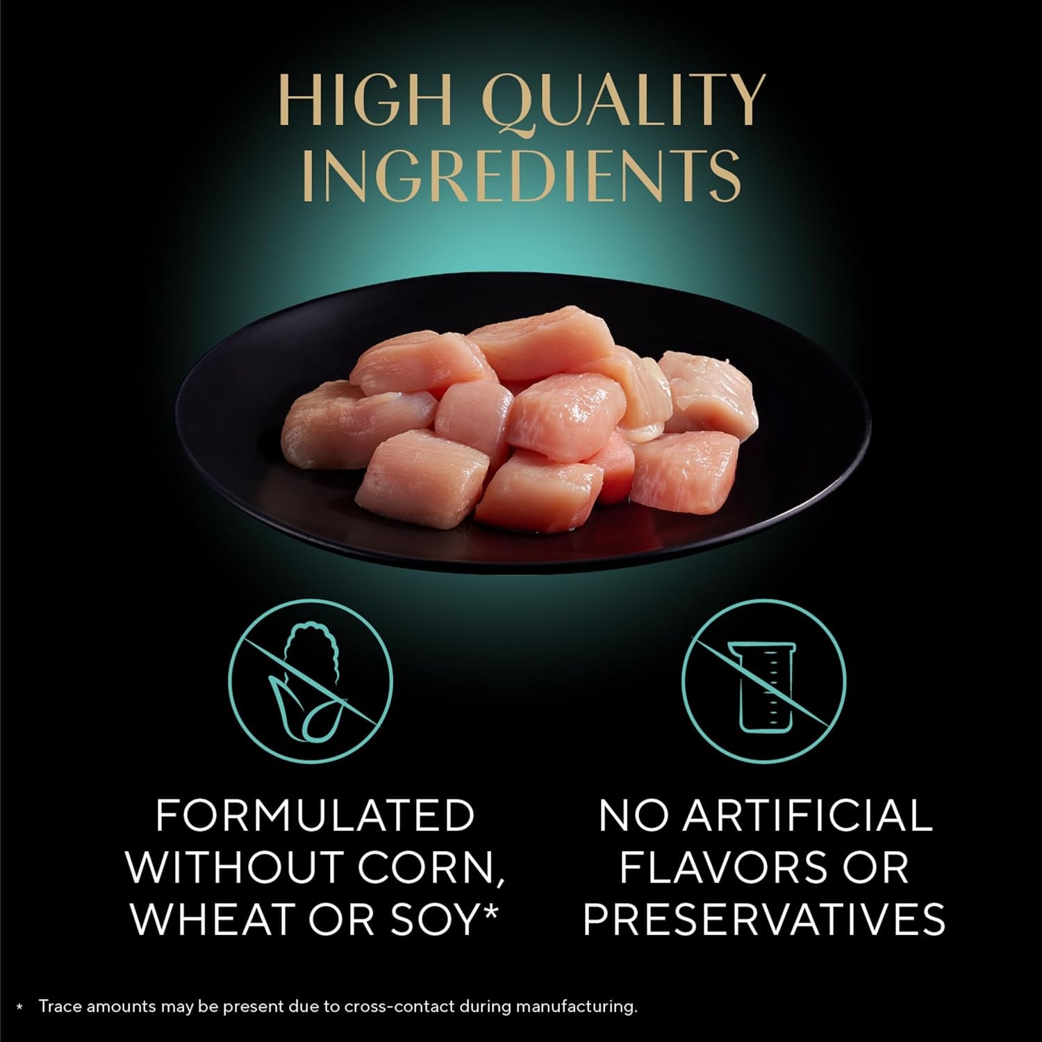 Perfect Portions Kitten Wet Cat Food Pate Chicken Entree, 2.6 Oz. Twin-Pack Trays (24 Count, 48 Servings)