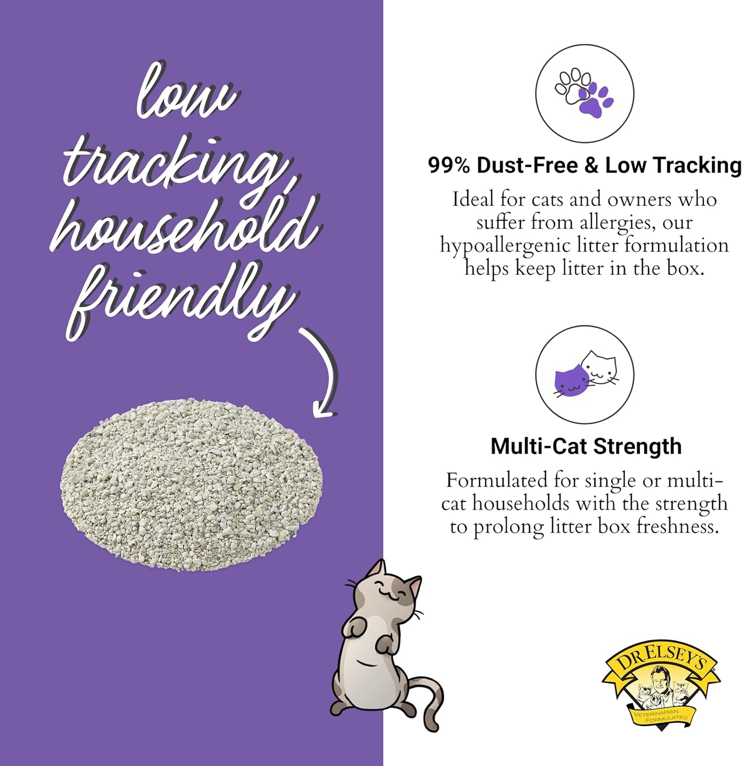 ® Clean Tracks® Clumping Clay Cat Litter 18Lb. Bag