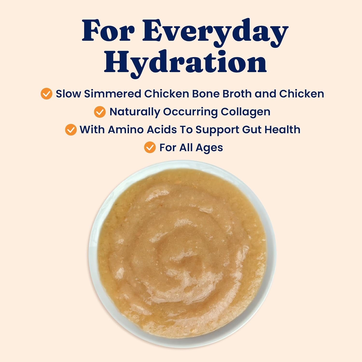 Bone Broth Cat Food Topper - Limited Ingredient Lickable Cat Broth Pouches W/Chicken Protein Shreds & Collagen for Hydration & Gut Support - Easy to Serve Gravy for Cats Meal Topper - 12Ct