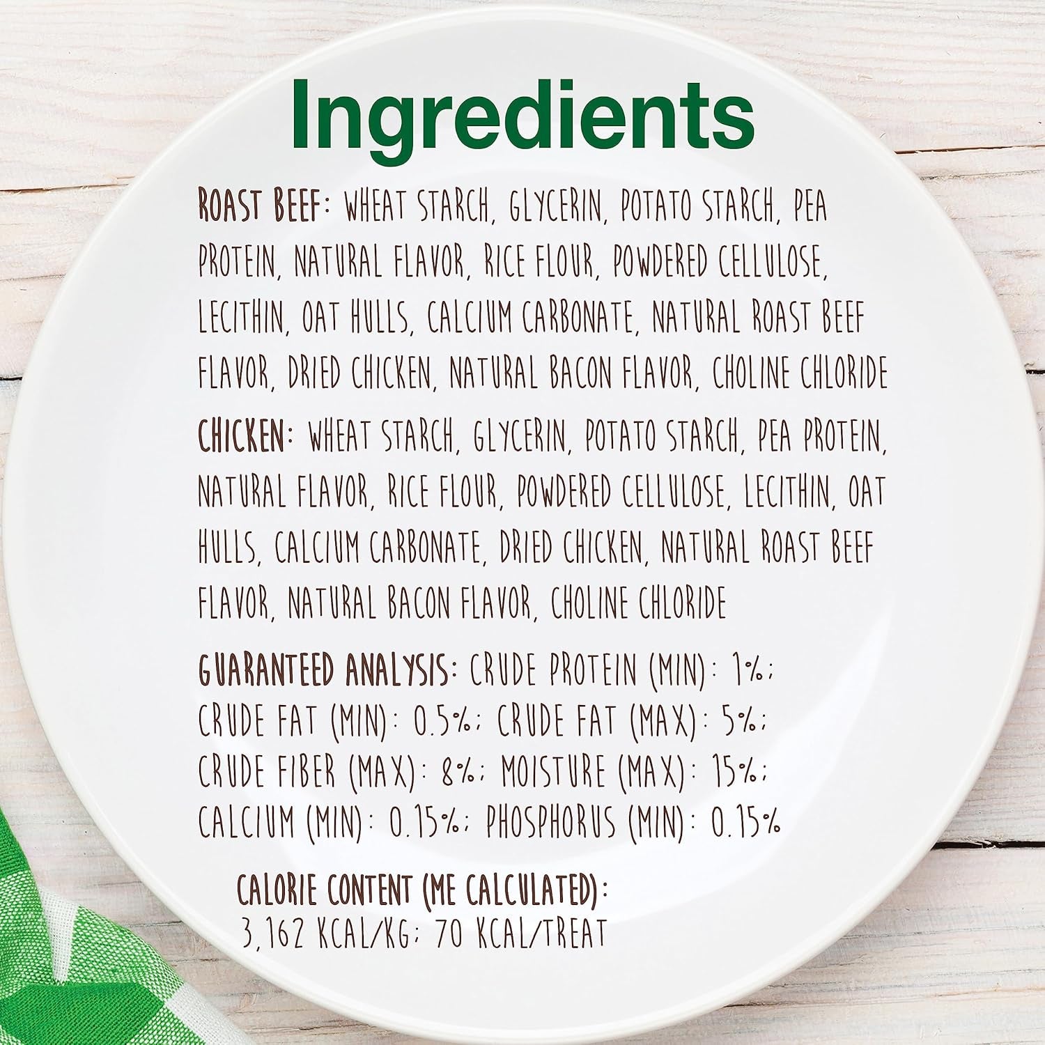 Healthy Edibles Natural Dog Chews Long Lasting Chew Treats for Dogs, Roast Beef & Chicken Flavor, X-Small/Petite (48 Count)