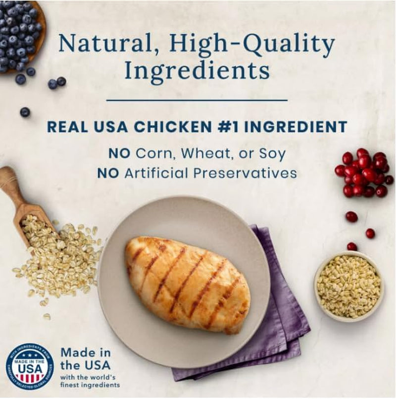 Benebars Immune Support Dog Treats with Vitamins C & E, Made with Natural Ingredients, USA Chicken & Mixed Berries, 9-Oz. Bag