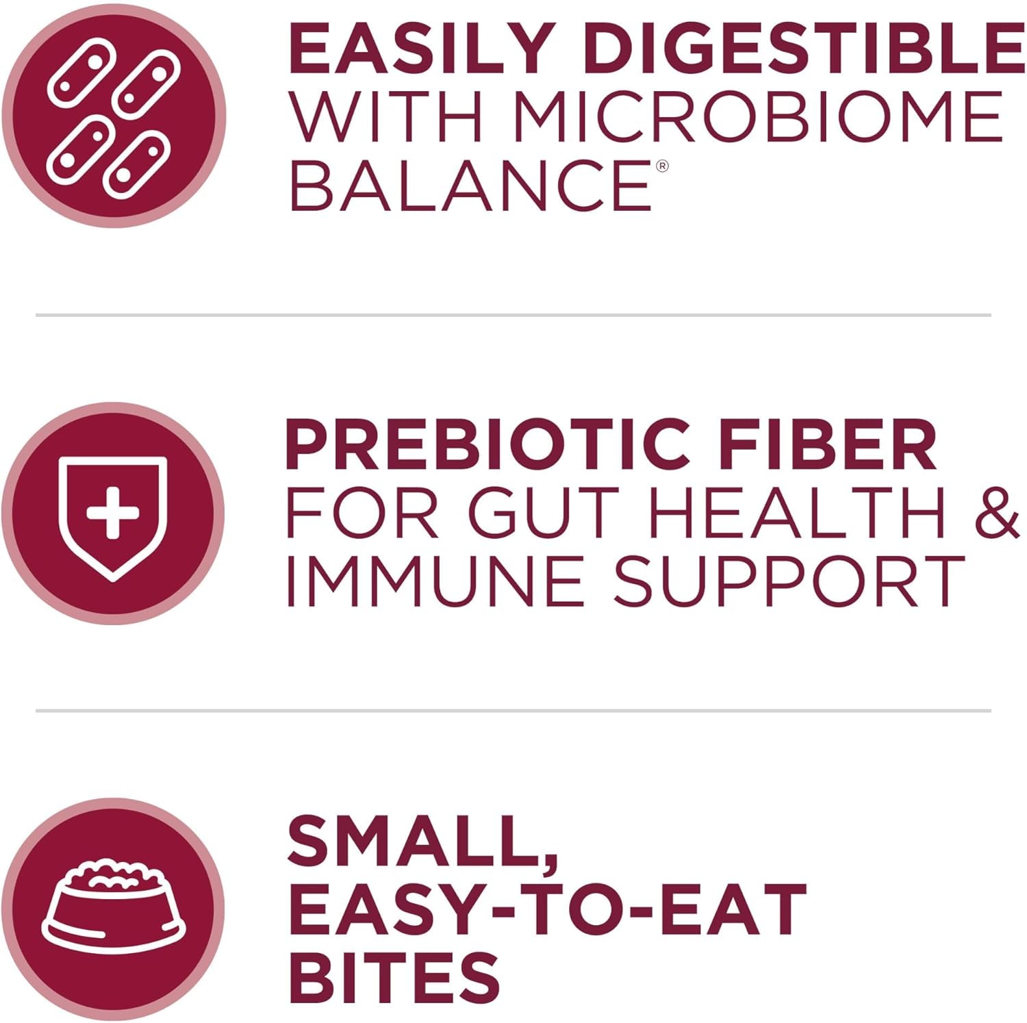 Small Bites Beef and Rice Formula Small High Protein Dry Dog Food Natural with Added Vitamins, Minerals and Nutrients - 16.5 Lb. Bag