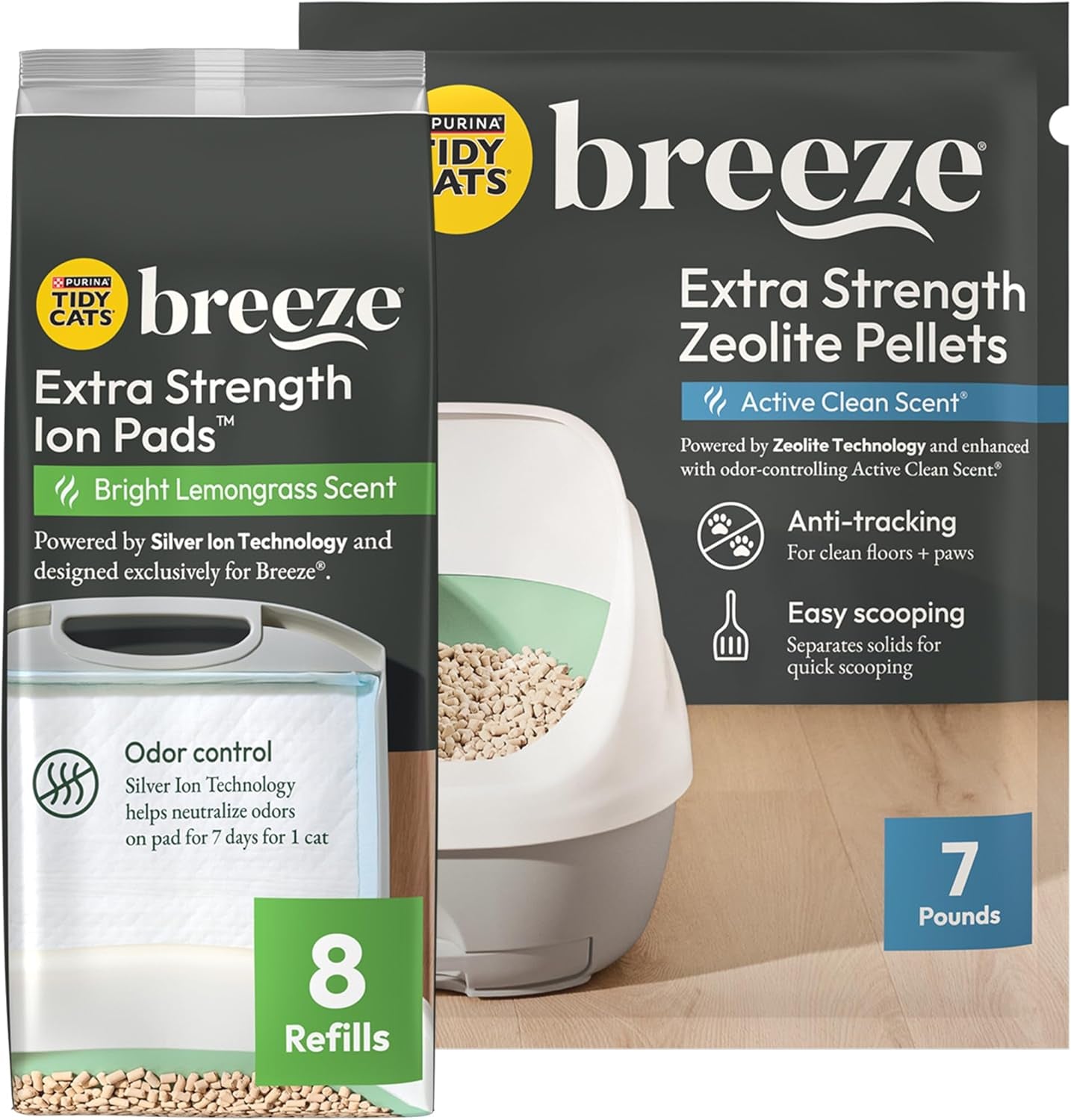 Purina  Breeze Cat Litter Extra Strength Refill Bundle
