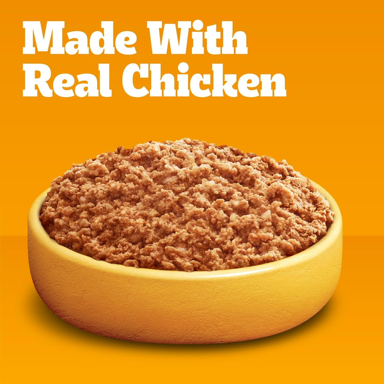 Chopped Ground Dinner Adult Canned Soft Wet Dog Food Chicken Flavor, 22 Oz. Cans (12 Count, Pack of 1)