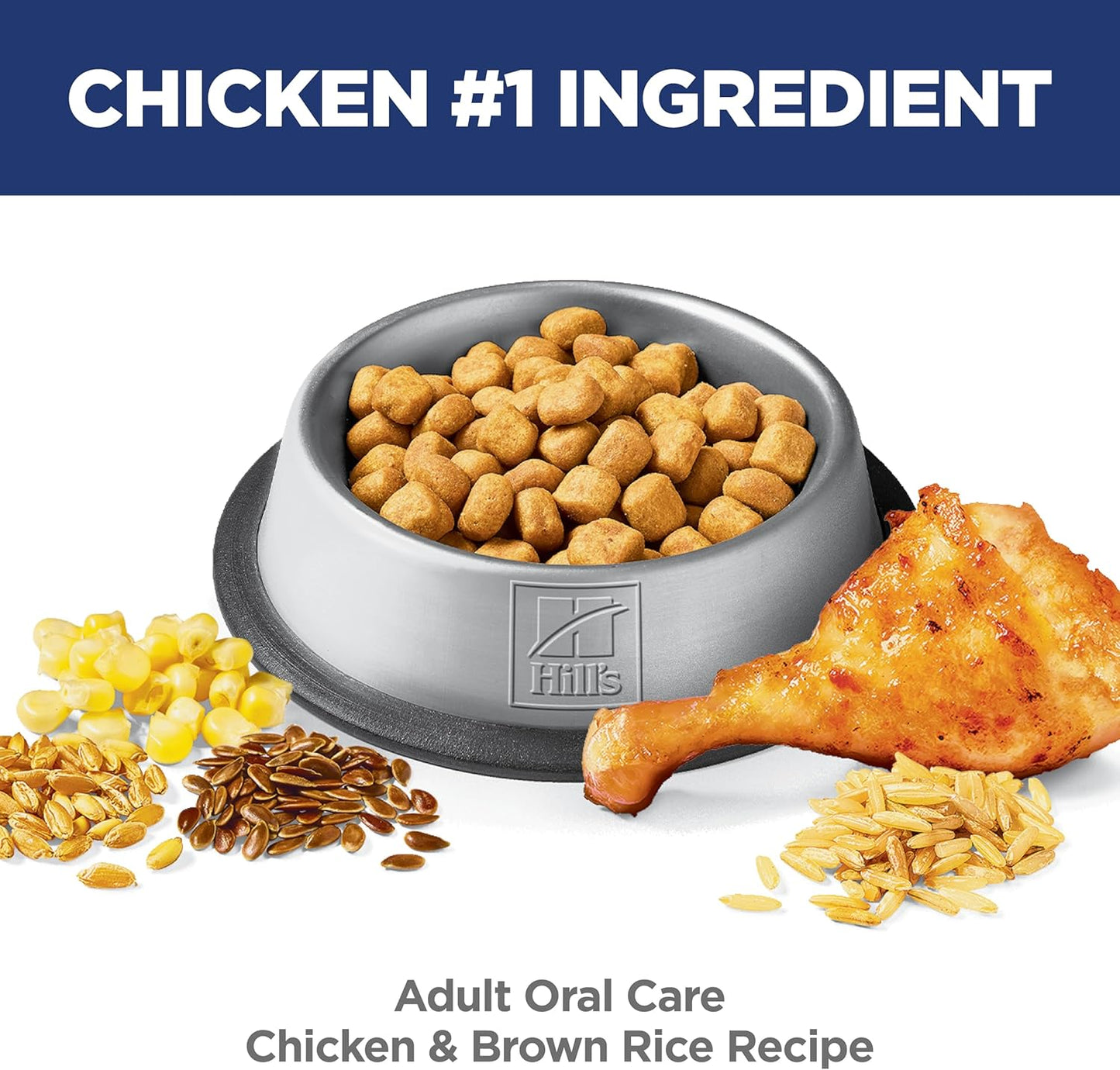 Oral Care, Adult 1-6, Plaque & Tartar Buildup Support, Dry Cat Food, Chicken Recipe, 3.5 Lb Bag