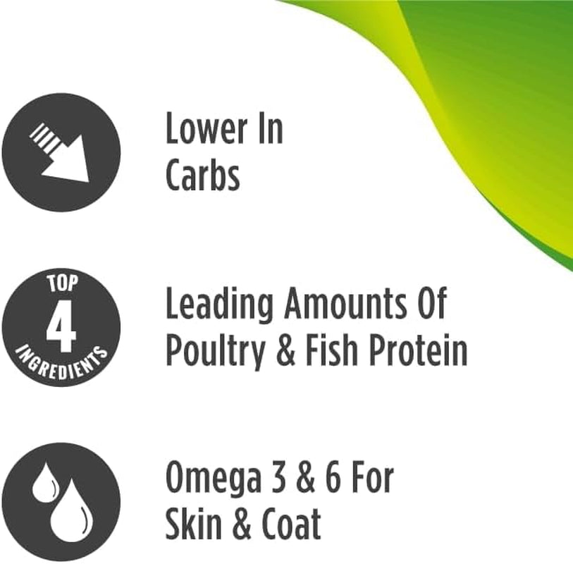 Freestyle High Protein Indoor Cat Food, Duck & Cod Recipe - Natural Grain-Free Dry Indoor Cat Food with Omega Fatty Acids, & Probiotics, 4 Lb