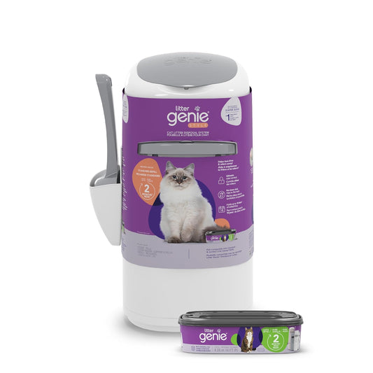 Style Pail |Cat Litter Waste Disposal System for Odor Control | Includes 1 Square Refill Bag