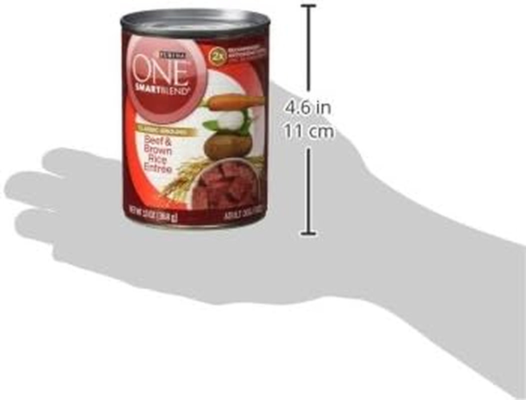 Classic Ground Beef and Brown Rice Entree Adult Wet Dog Food - (Pack of 12) 13 Oz. Cans