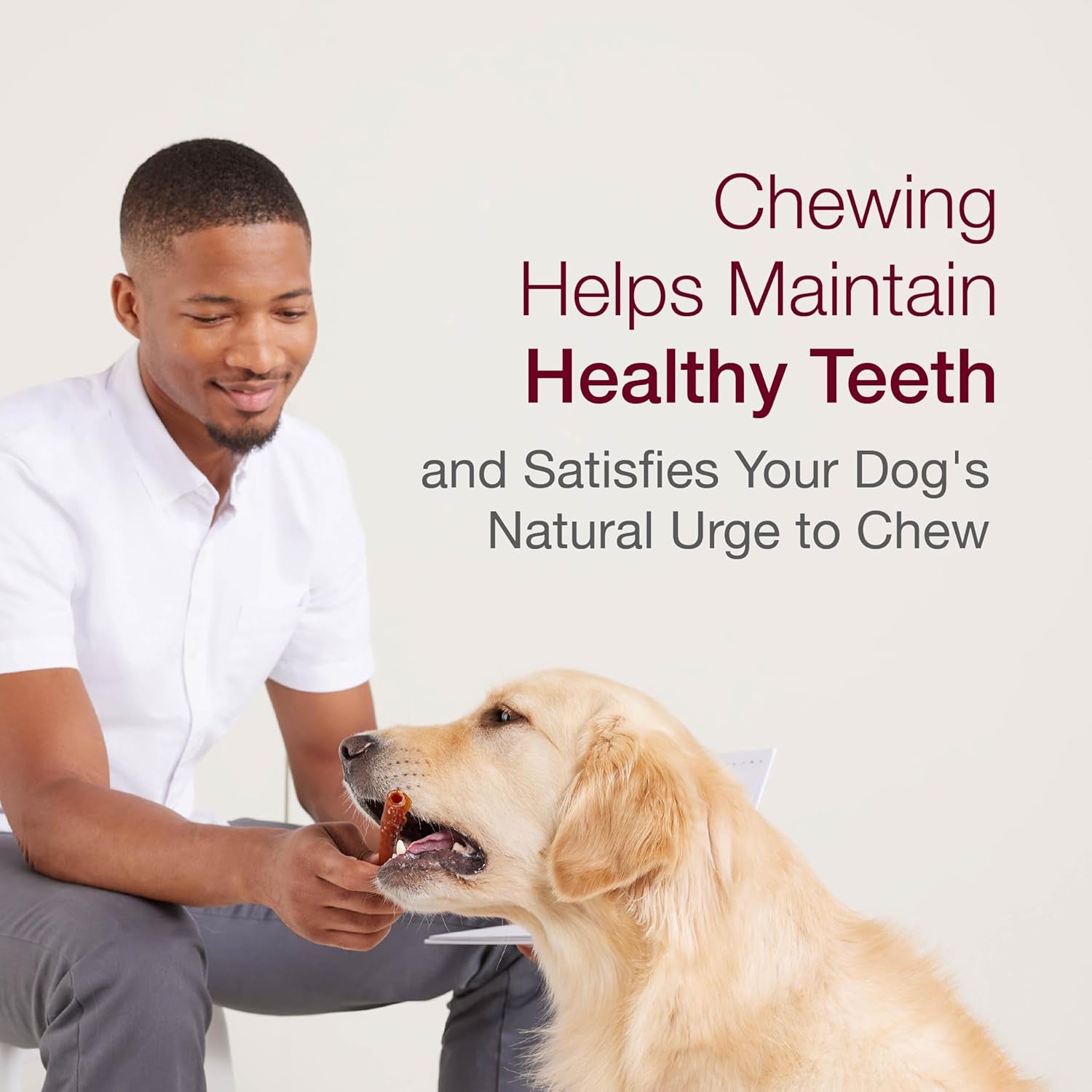 Smart Twist Sticks with Peanut Butter, Rawhide-Free Chews for Dogs, 50 Count