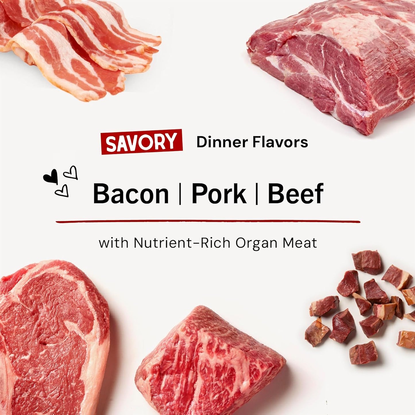 Freeze-Dried Raw Marie'S Magical Dinner Dust - Premium Bacon Dog Food Topper with Organic Fruits & Vegetables - Perfect for Picky Eaters - 7Oz