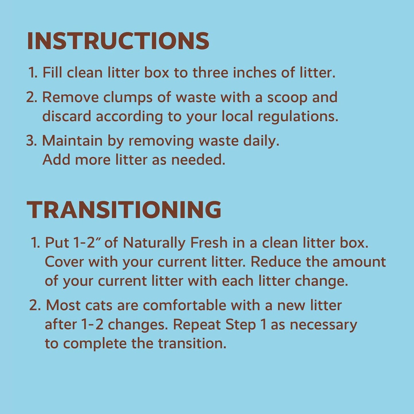 Cat Litter Made from Walnut Shells, 1-2 Cats, Unscented, Upcycled, Easy Scooping, Sustainable, 26 Lbs