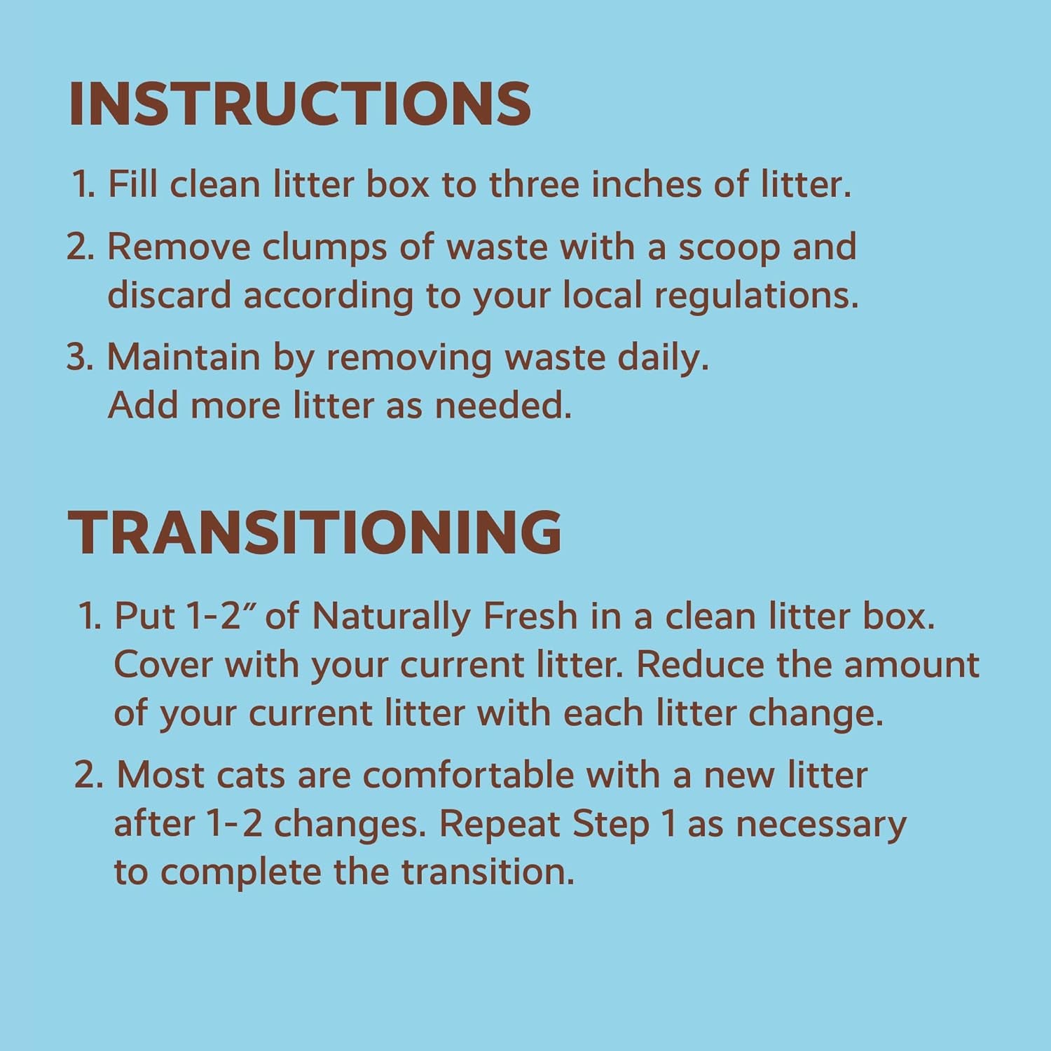 Cat Litter Made from Walnut Shells, 1-2 Cats, Unscented, Upcycled, Easy Scooping, Sustainable, 26 Lbs