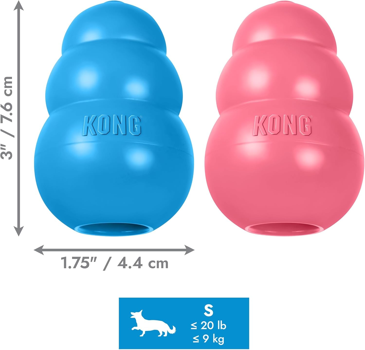 - Puppy Toy Natural Teething Rubber - Fun to Chew, Chase and Fetch - for Small Puppies - Pink