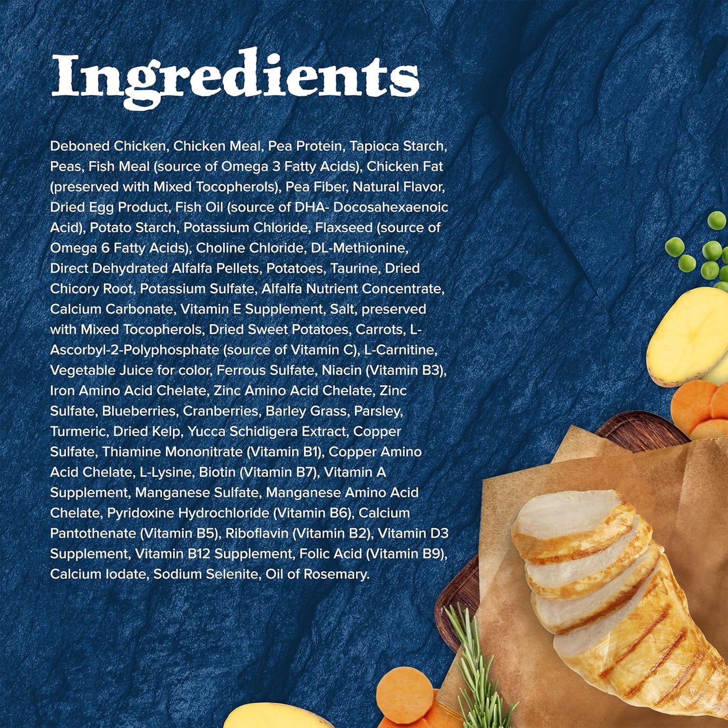 Wilderness Natural Mature Dry Cat Food for Cats 7+ Years, High-Protein and Grain-Free Diet, Supports Immune System Health and Energy to Stay Active, Chicken, 5-Lb. Bag